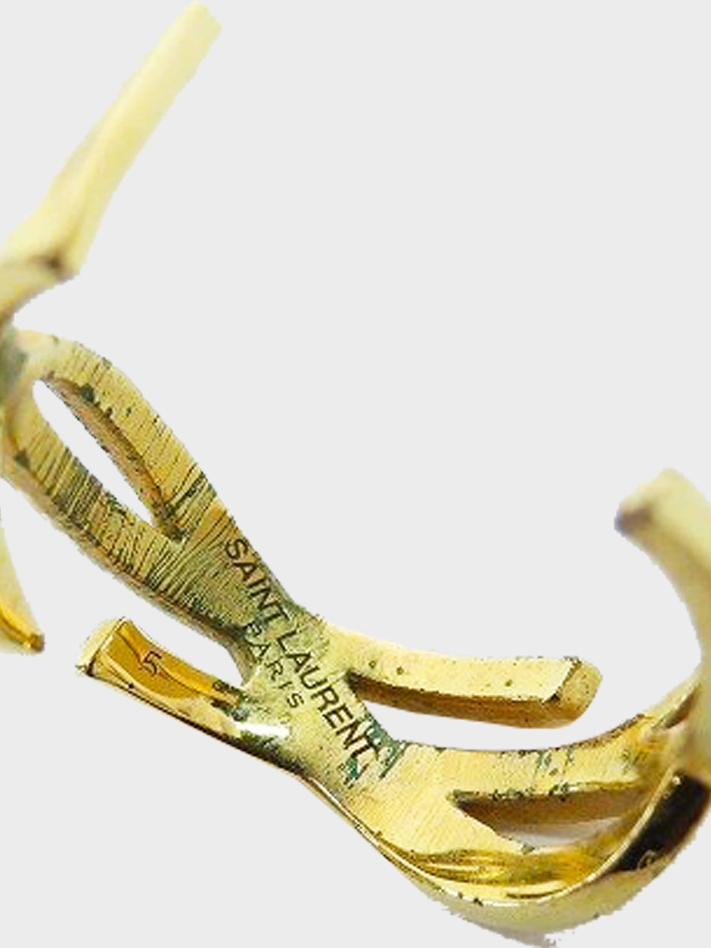 Yves Saint Laurent 2020s Gold Opyum Twist Ring