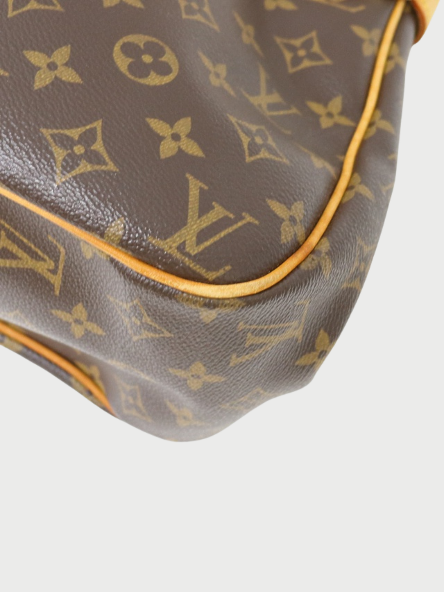 Louis Vuitton 2006 Brown Monogram PVC Leather Batignolles Horizontal Bag