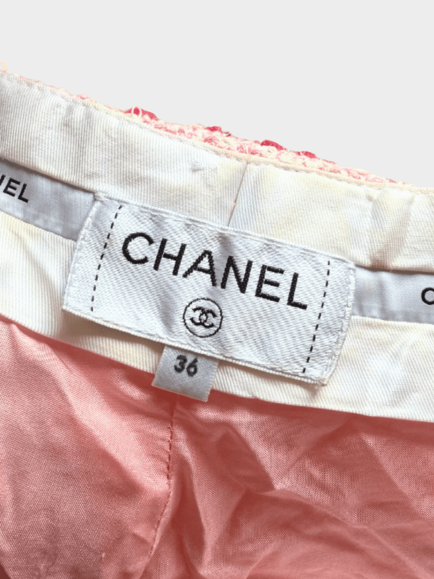 Chanel Cruise 2021 Pink Tweed Trousers