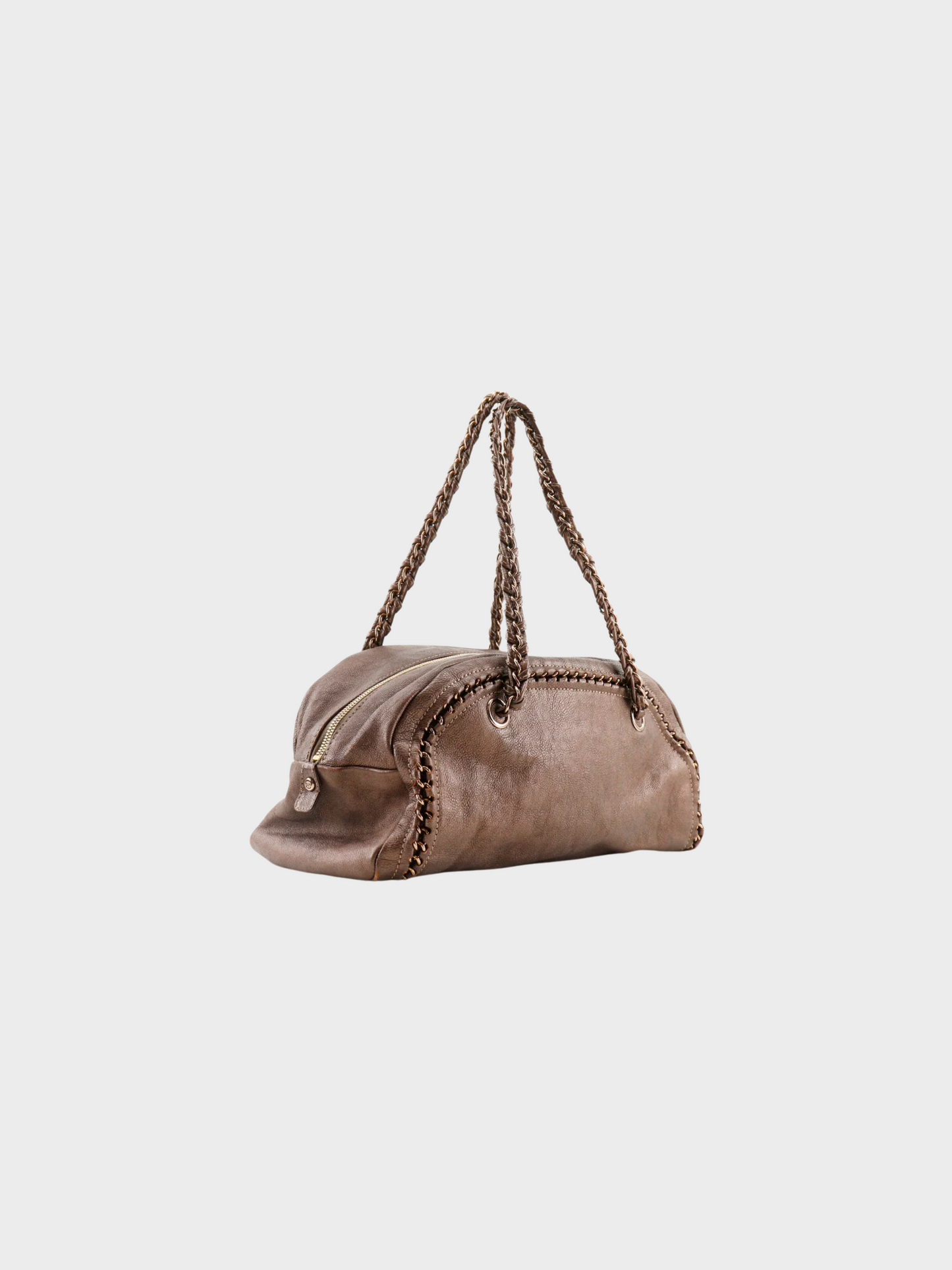 Chanel 2006 Brown Boston Chain Shoulder Bag