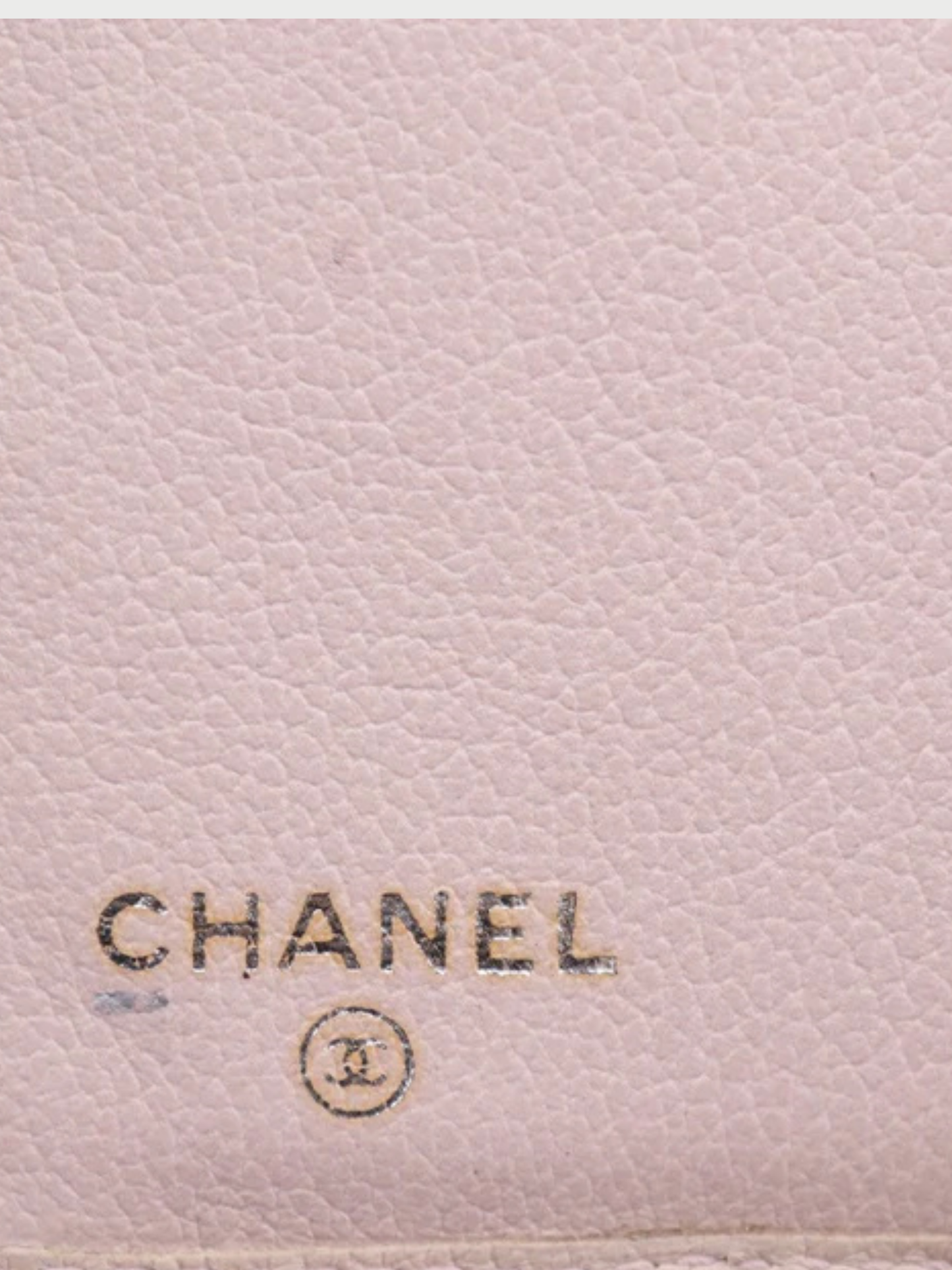 Chanel 2000s Pink Leather Camellia Bi-Fold Wallet