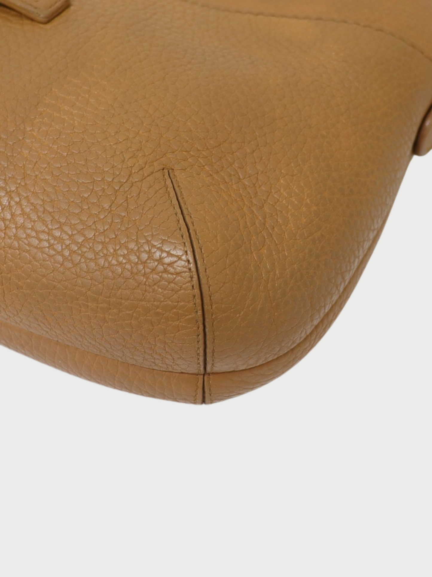 Loewe 2000s Beige Leather Logo One-Shoulder Bag