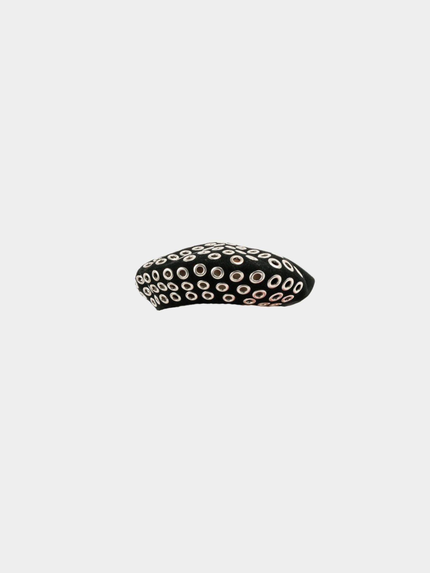 Azzedine Alaia 2000s Black Wool Beret Hat