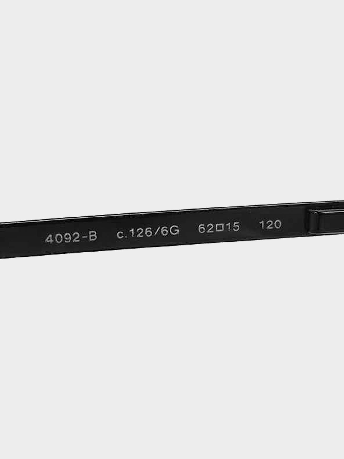 Chanel 2000s Black Rimless CC and Rhinestones Sunglasses