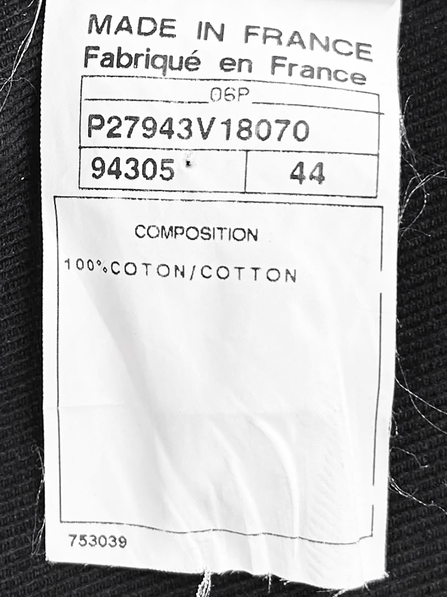Chanel Sport 2006 Black Cotton Jacket with Leather Trim