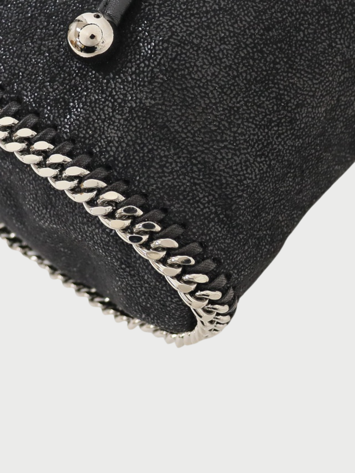 Stella McCartney 2017 Black Vegetarian Leather Falabella Backpack