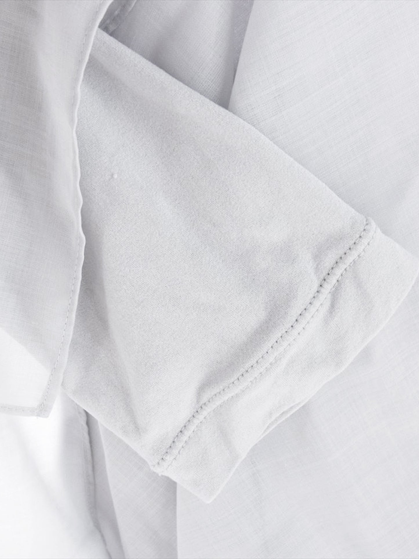Issey Miyake SS 2024 Grey Cut and Sewn Sheer Top