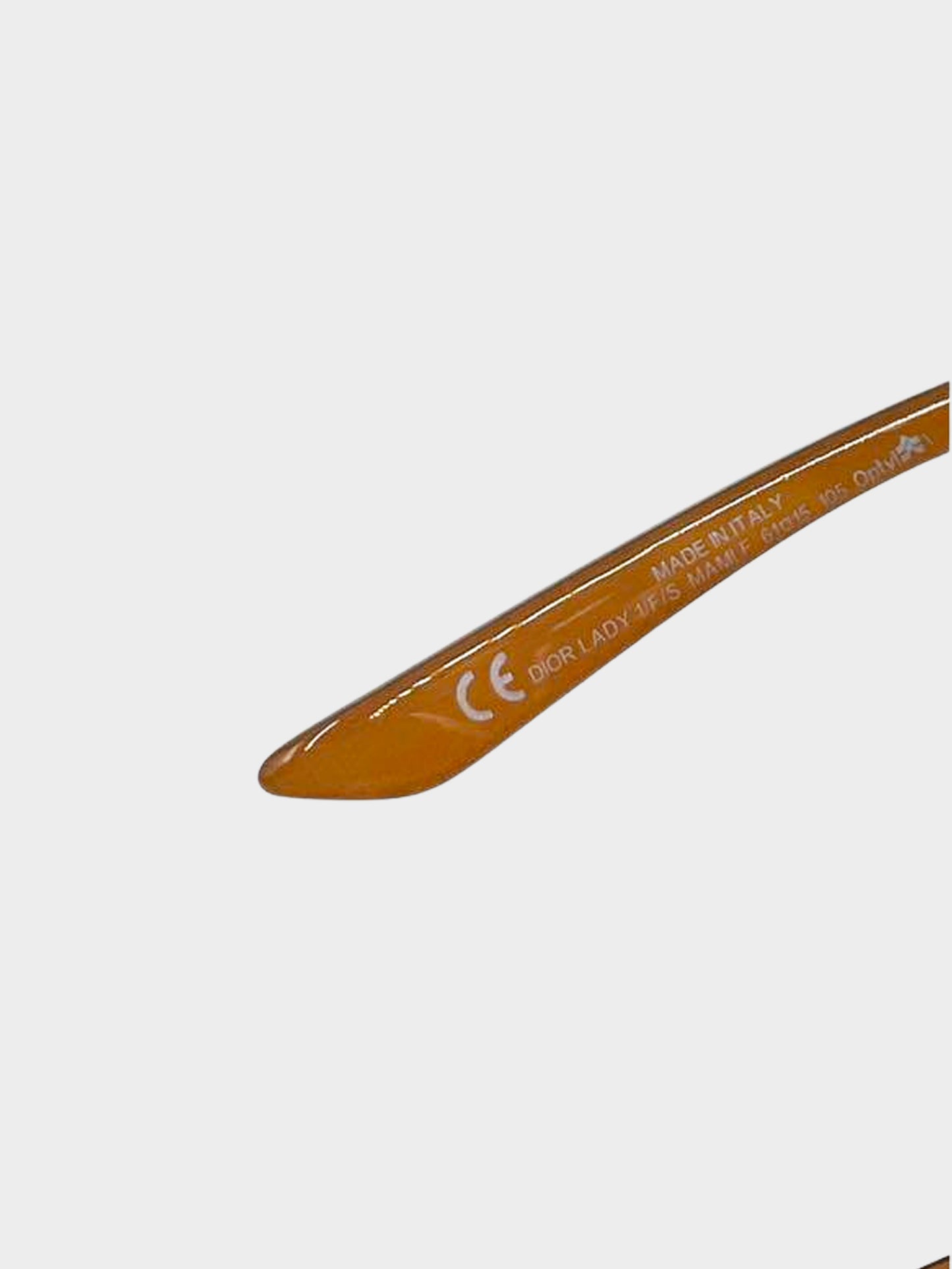 Christian Dior 2000s Brown Lady 1F/S Oversized Sunglasses