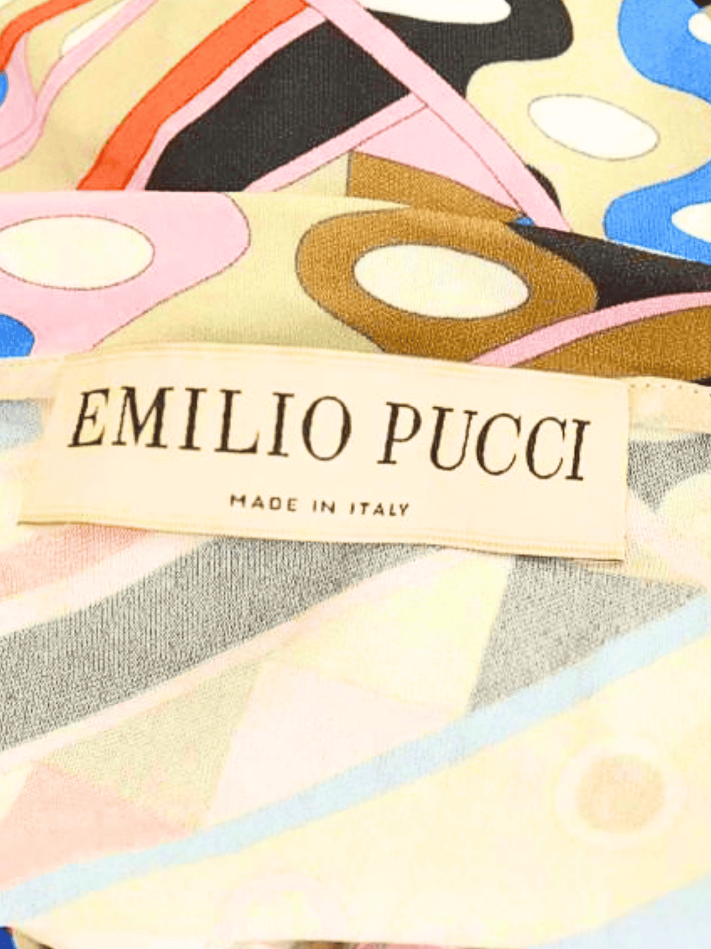Emilio Pucci 2020 Multicolour Graphic Print Midi Dress
