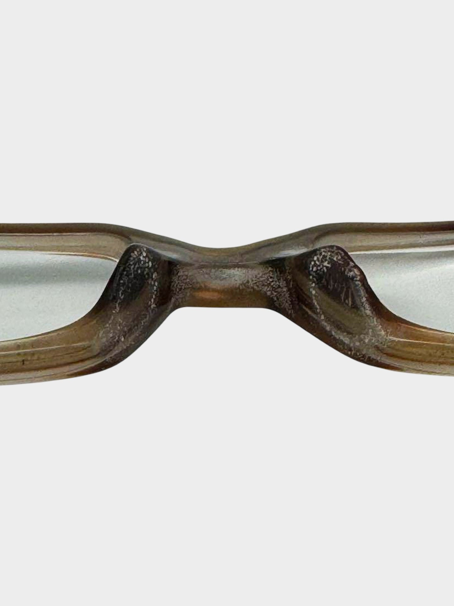 Chanel 1990s Gradient Red and Brown Vintage Glasses