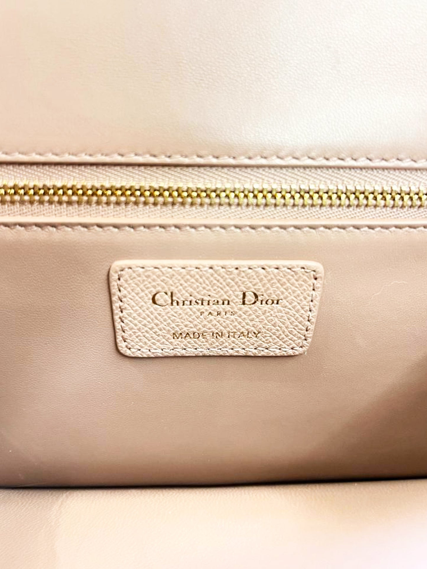 Christian Dior 2020 Blush Pink Grained Calfskin 30 Montaigne Flap Bag