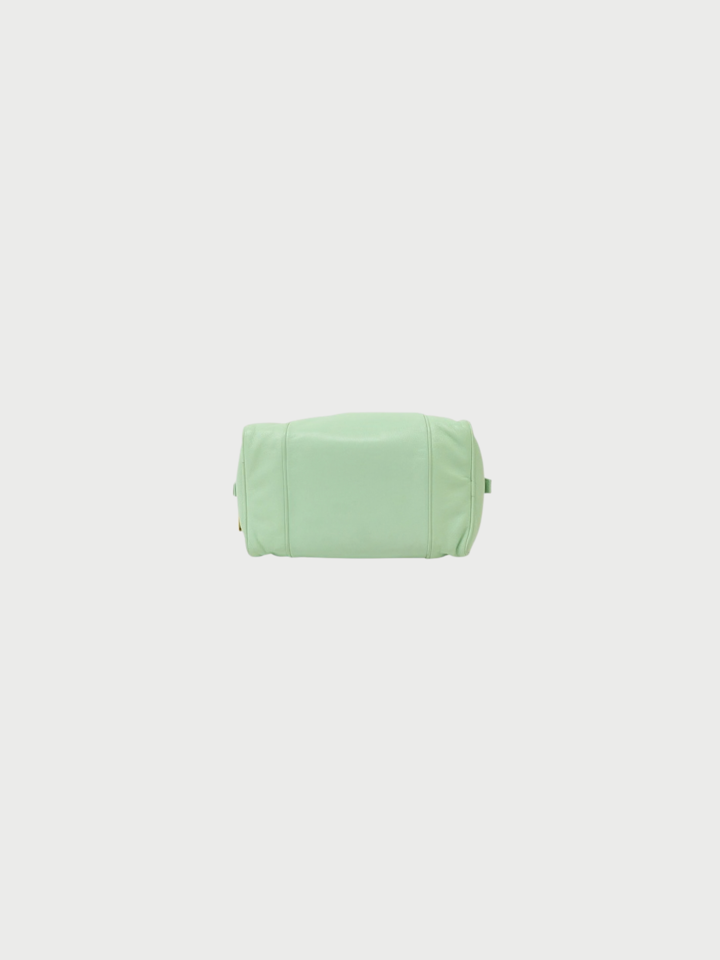 Loewe 2000s Mint Green Nappa Leather Anagram Mini Handbag