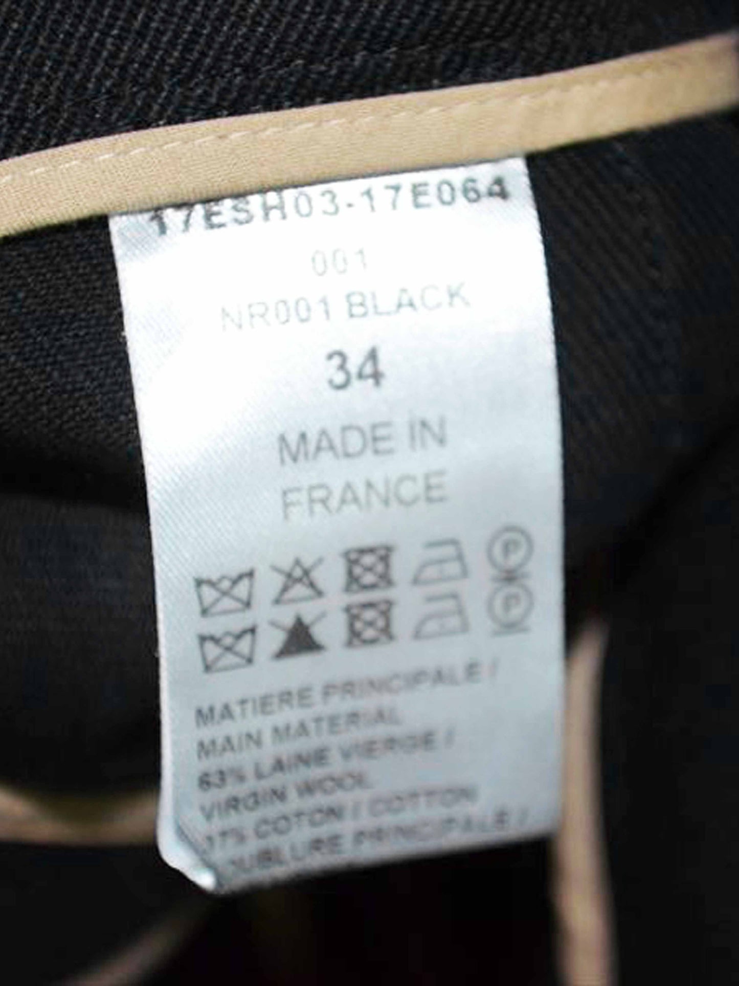 Chloé 2010s Black Wool-blend Wide Leg Sailor Pants