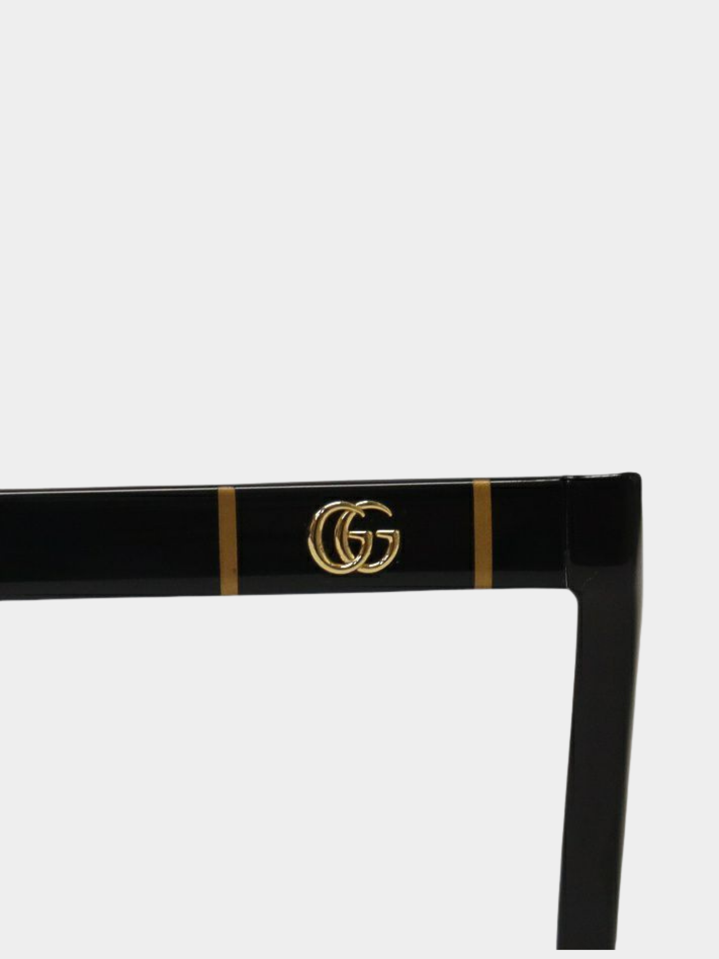 Gucci 2000s Black Logo Sunglasses