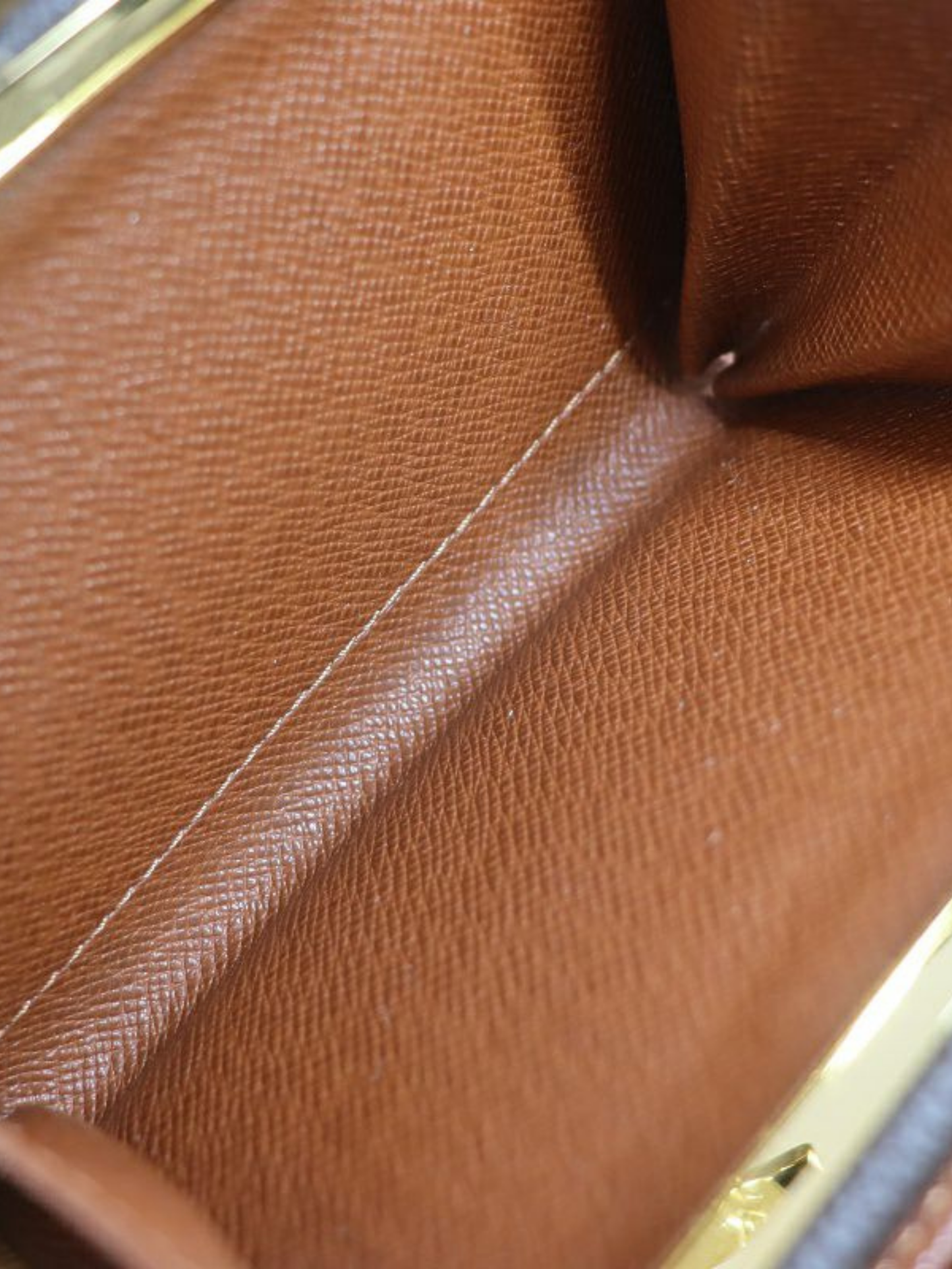 Louis Vuitton 2004 Brown Monogram Porte Monnaie Viennois Wallet