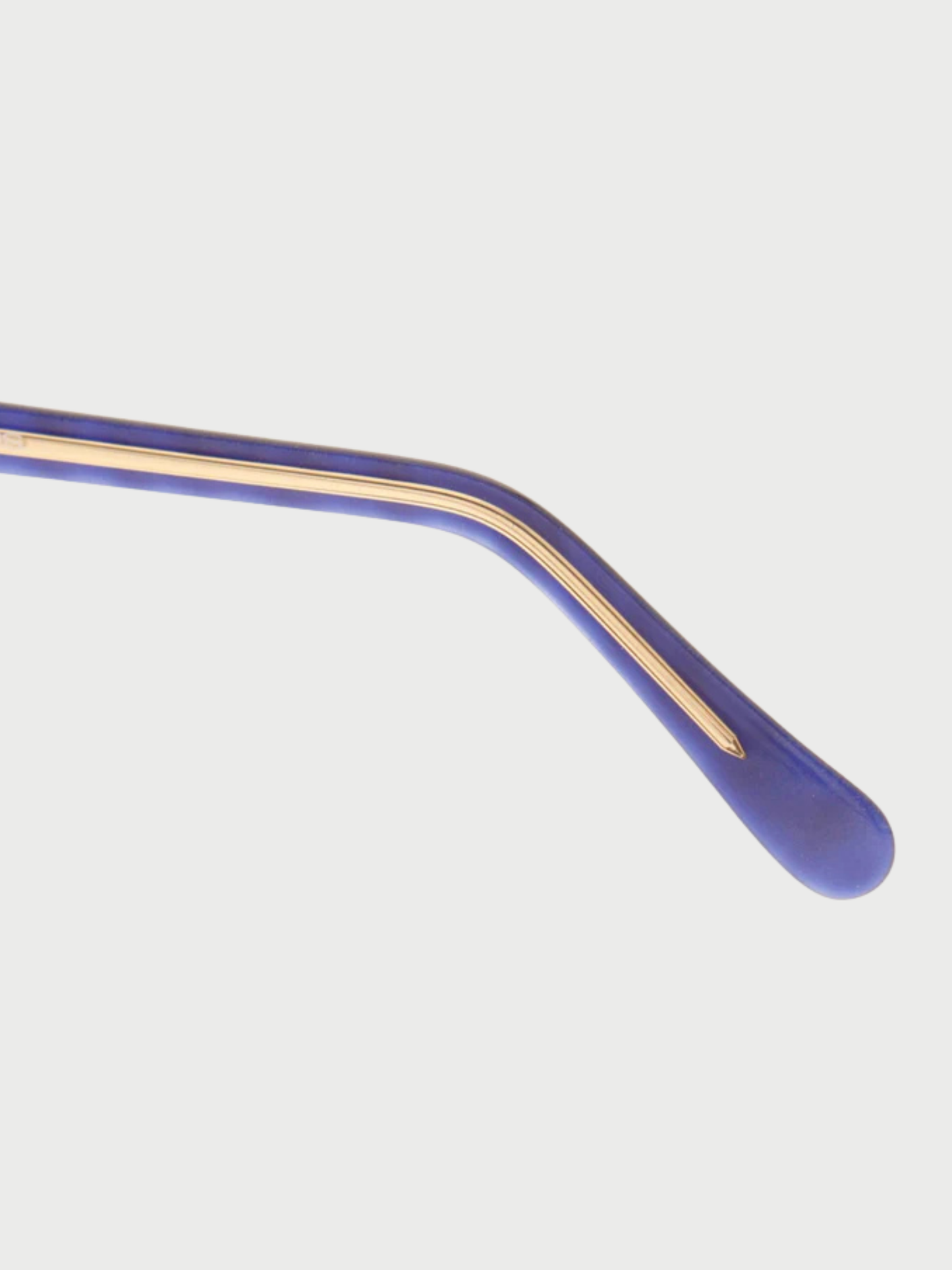 Balenciaga 1990s Blue Plastic BB Sunglasses