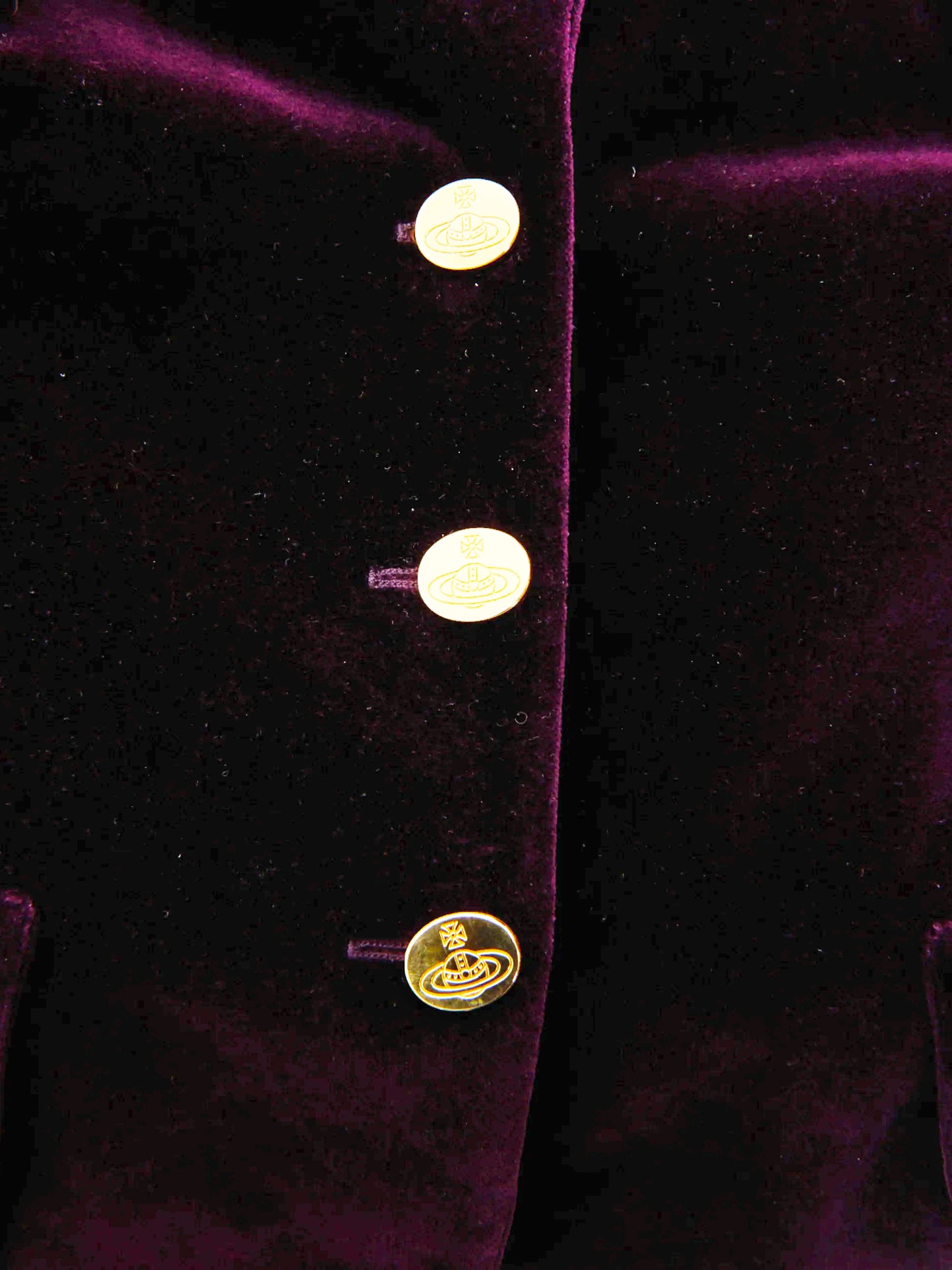 Vivienne Westwood FW 1992 Dark Purple Velvet ‘Bettina’ Peplum Jacket