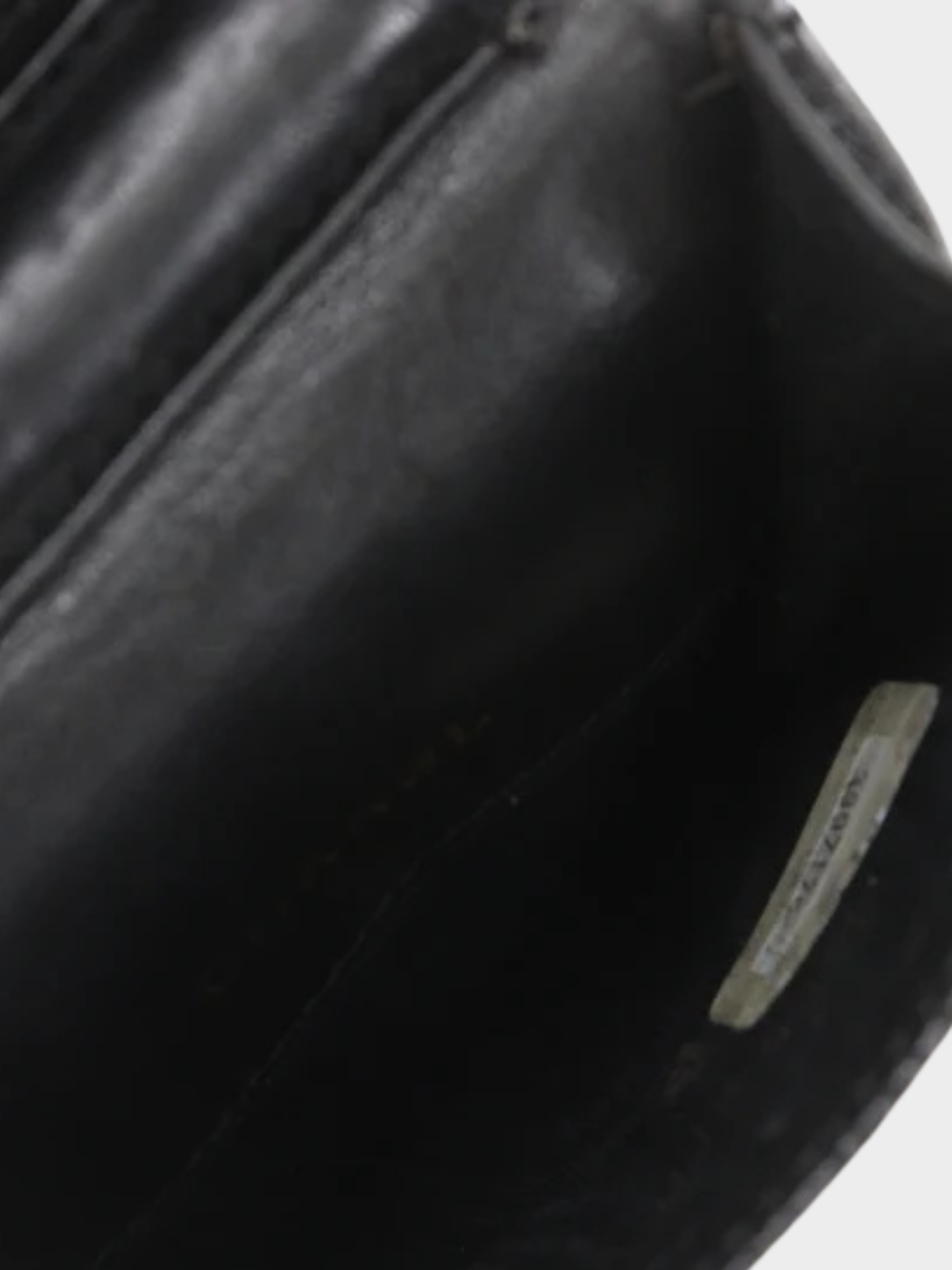 Chanel 2000s Black Caviar Leather Chain Pochette Shoulder Bag