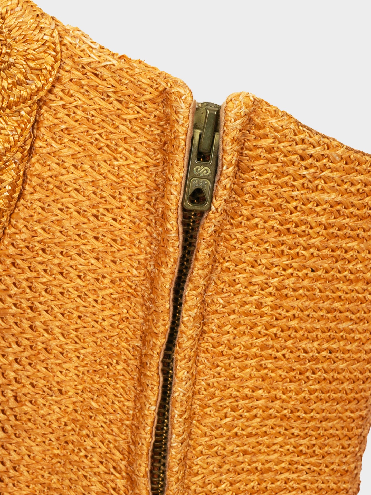 Christian Lacroix SS 1993 Raffia Bustier Top