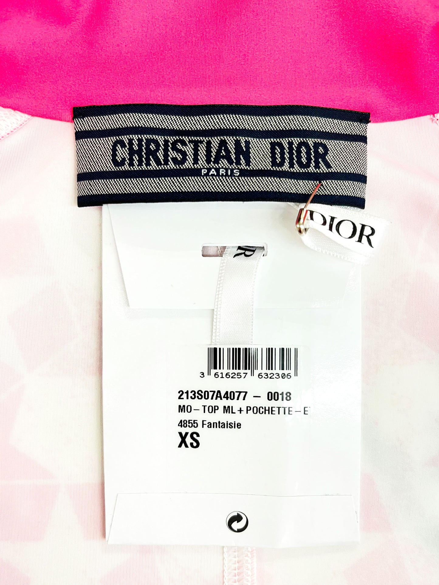 Christian Dior Cruise 2022 Hot Pink Zip Jacket