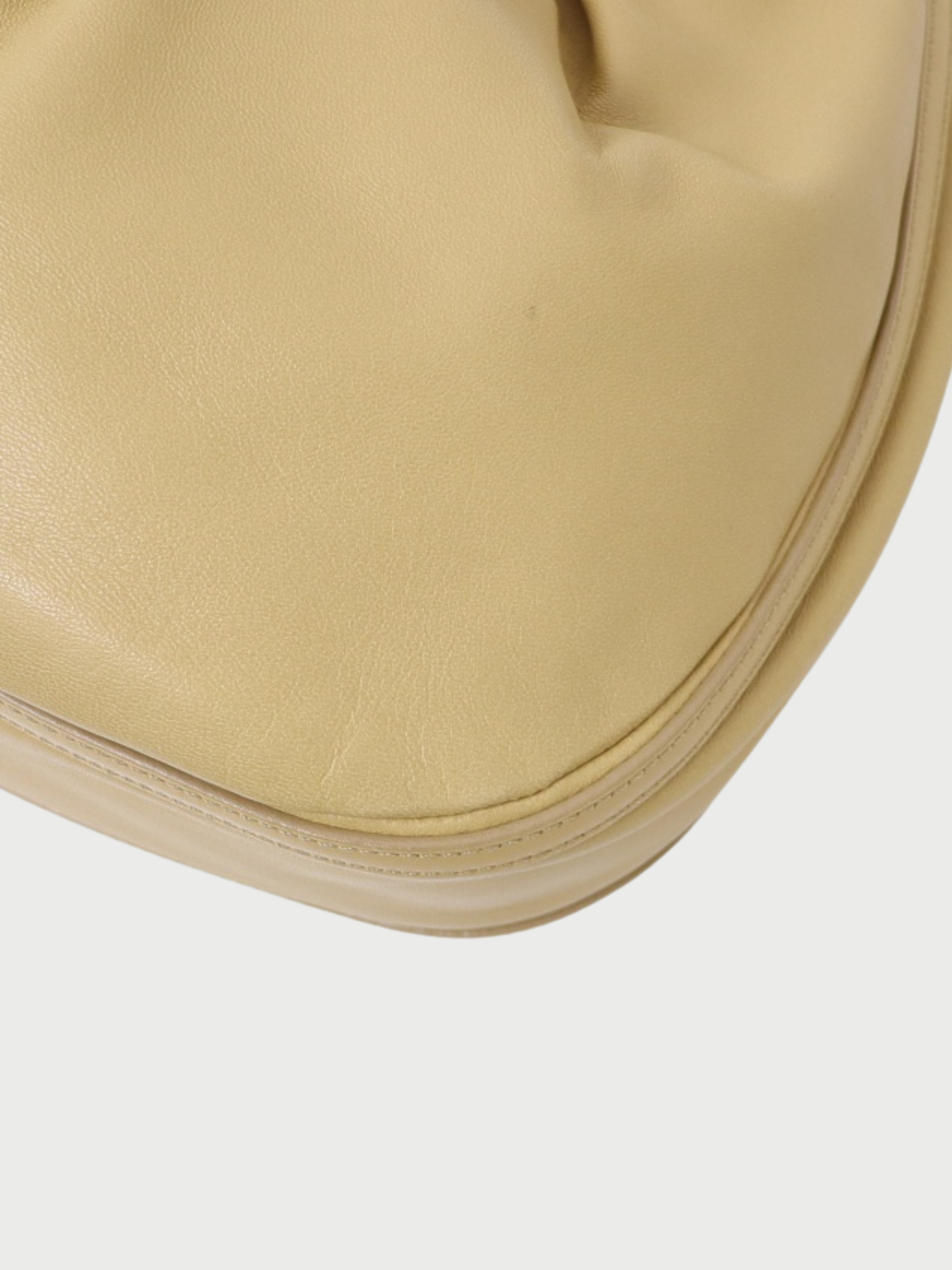 Loewe 2000s Beige Leather Anagram Shoulder Bag