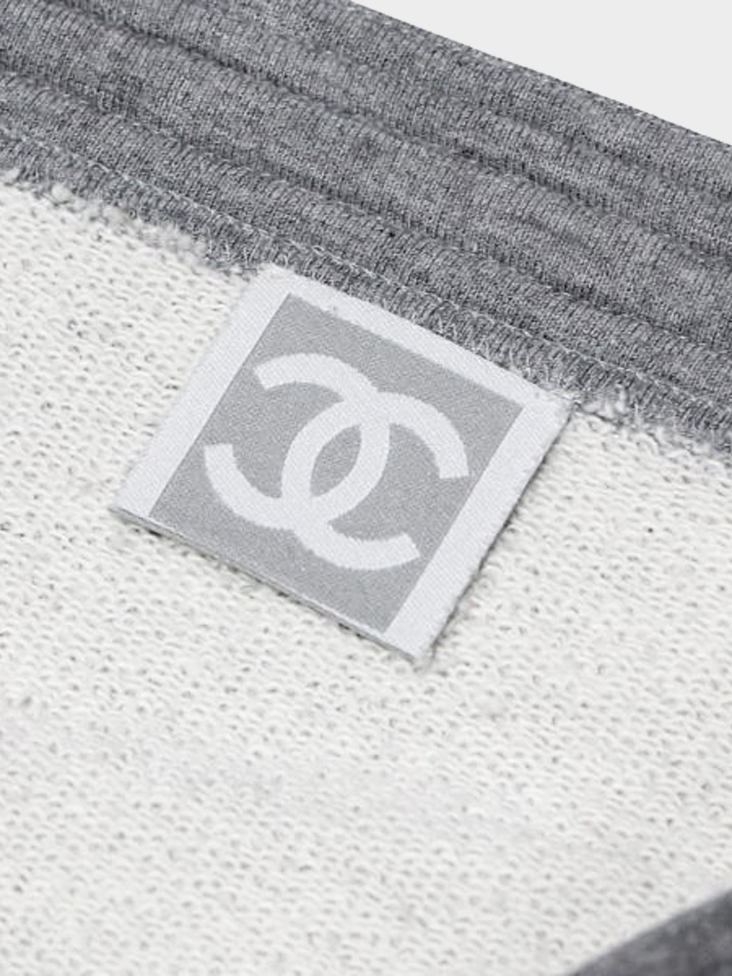 Chanel Sports Spring 2005 Grey CC Mini Sweat Skirt