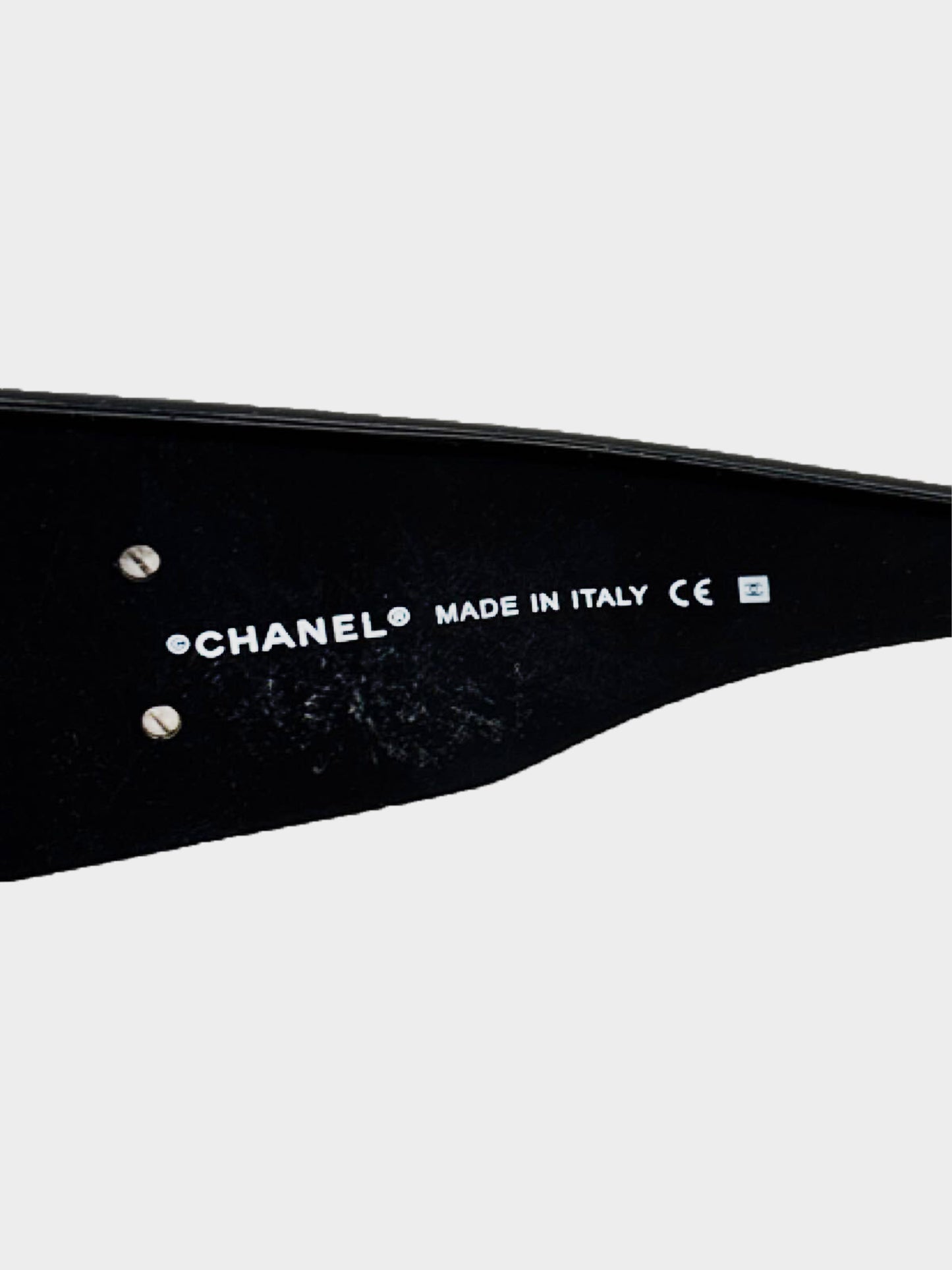 Chanel 2000s Black and Brown 5079 Sunglasses