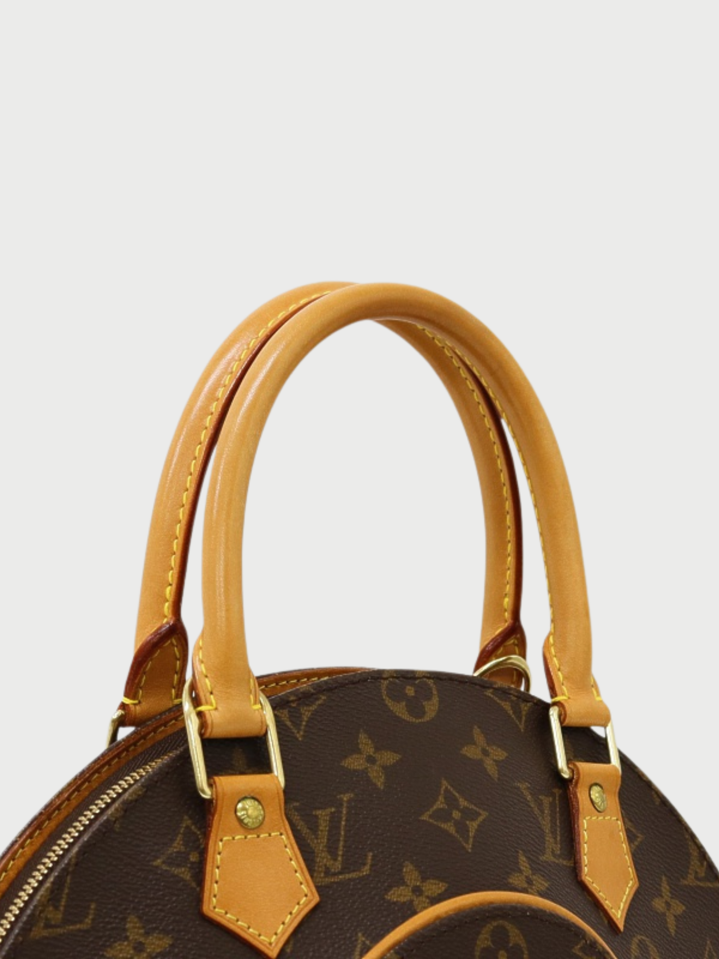 Louis Vuitton 2000s Brown Monogram PVC Leather Ellipse PM Bag
