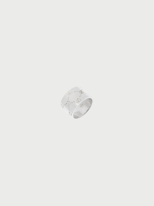 Gucci 2000s Silver 925 Icon Ring