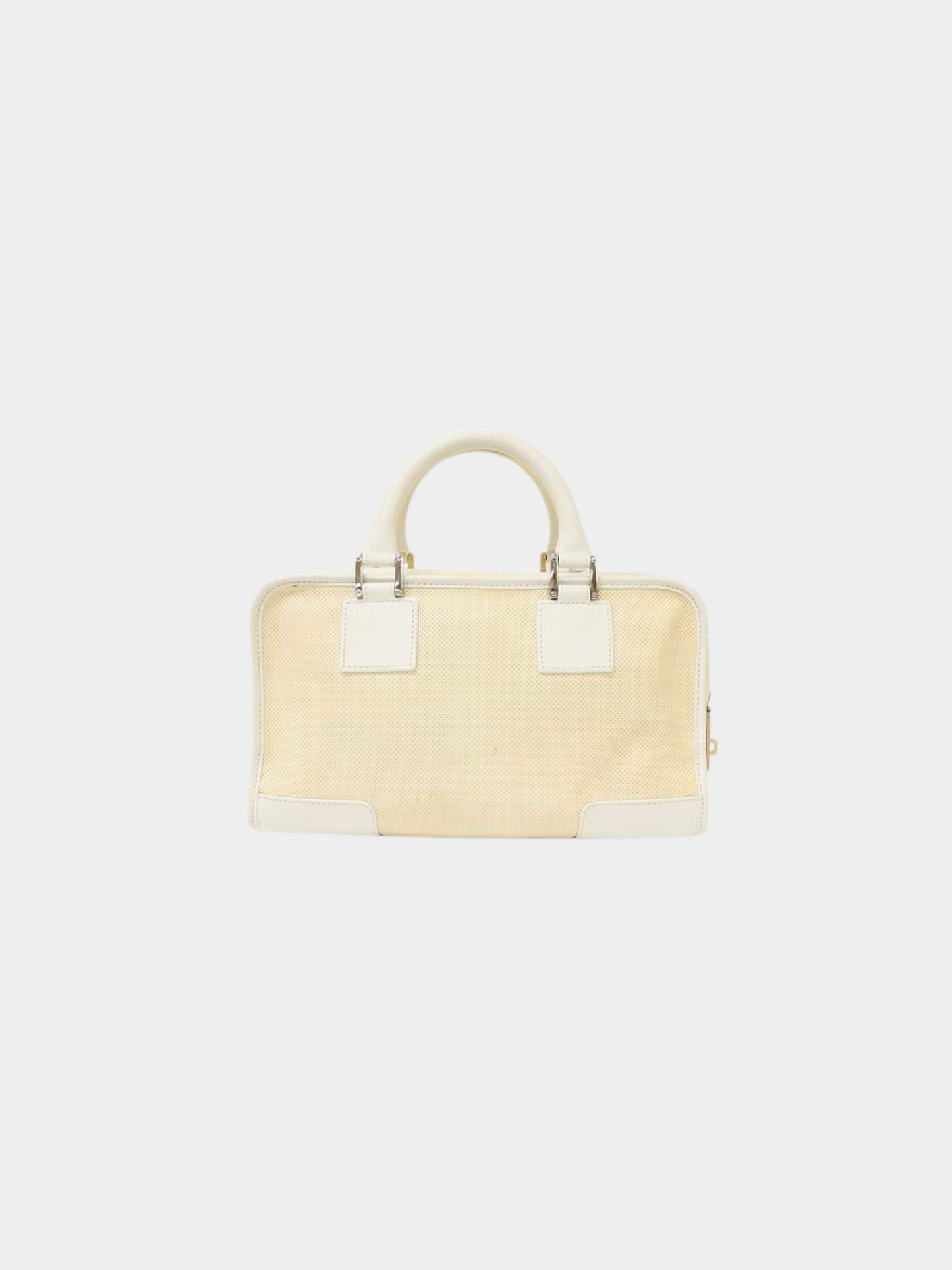 Loewe 2010s White Amazona 28 Bag