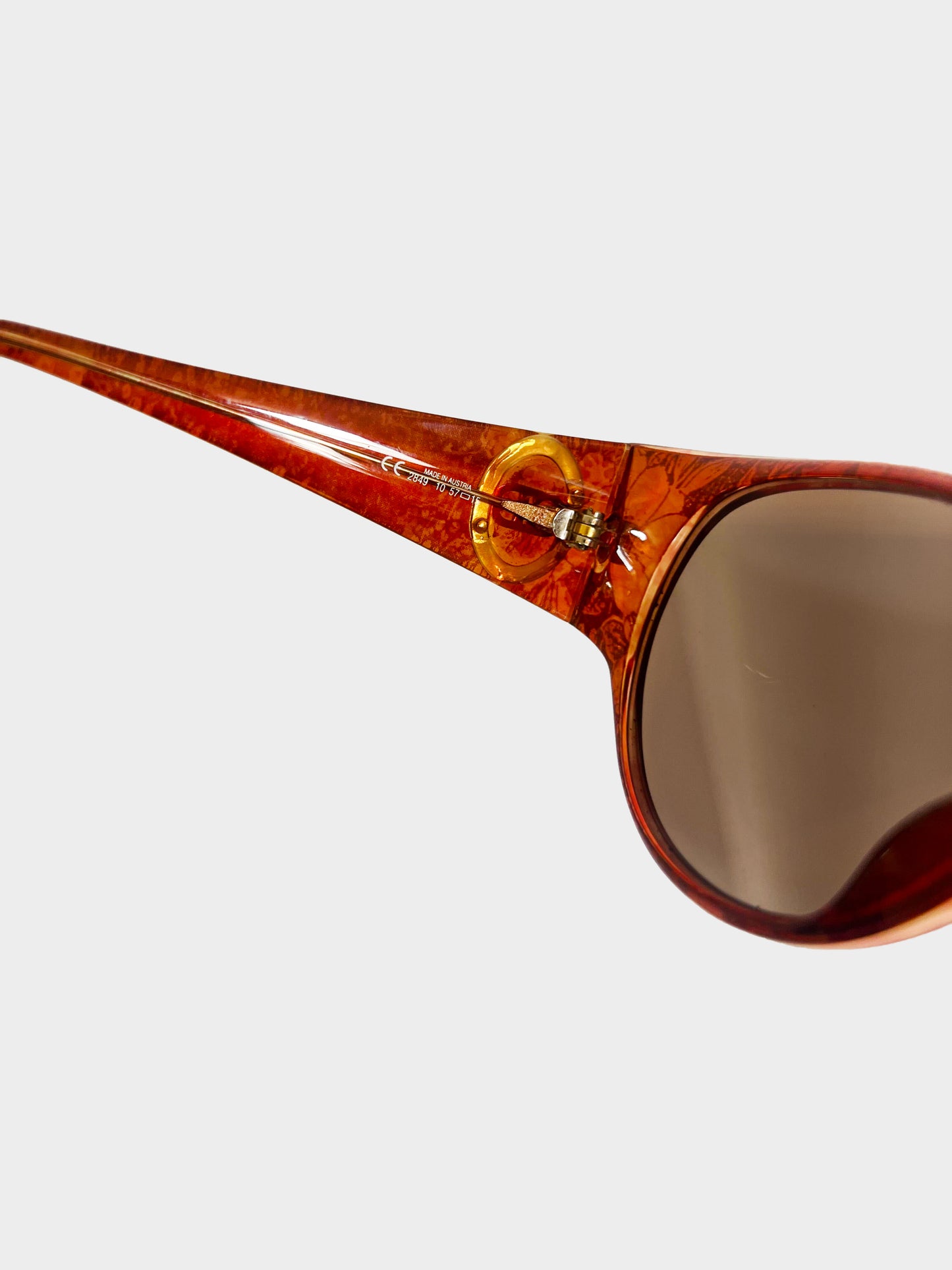 Christian Dior 1990s Brown Tortoiseshell Sunglasses