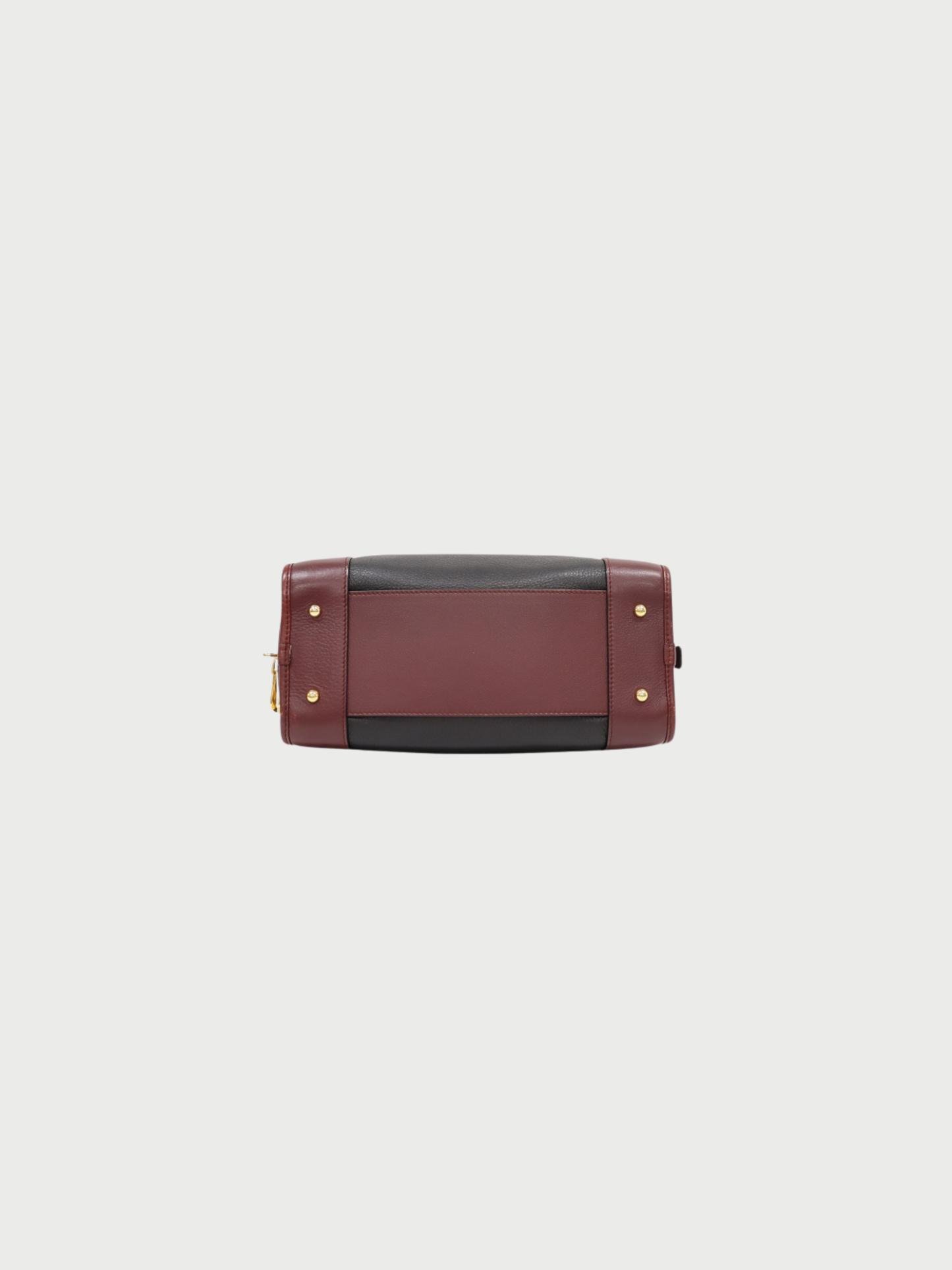 Loewe 2000s Black Bordeaux Brown Leather Amazona 28 Bag