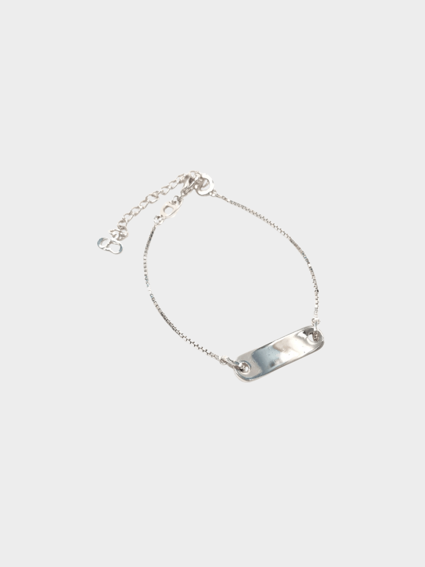 Christian Dior 2000s Silver Plate Bracelet