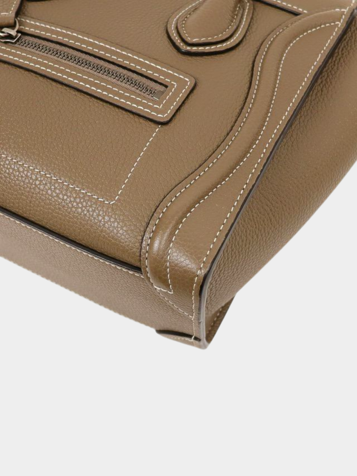 Celine 2010s Graige Leather Luggage Nano Bag