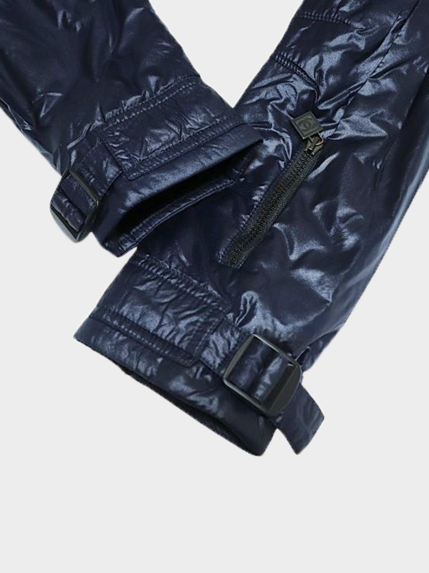 Chanel Sports Line FW 2004 Navy Padded Zip-up Jacket