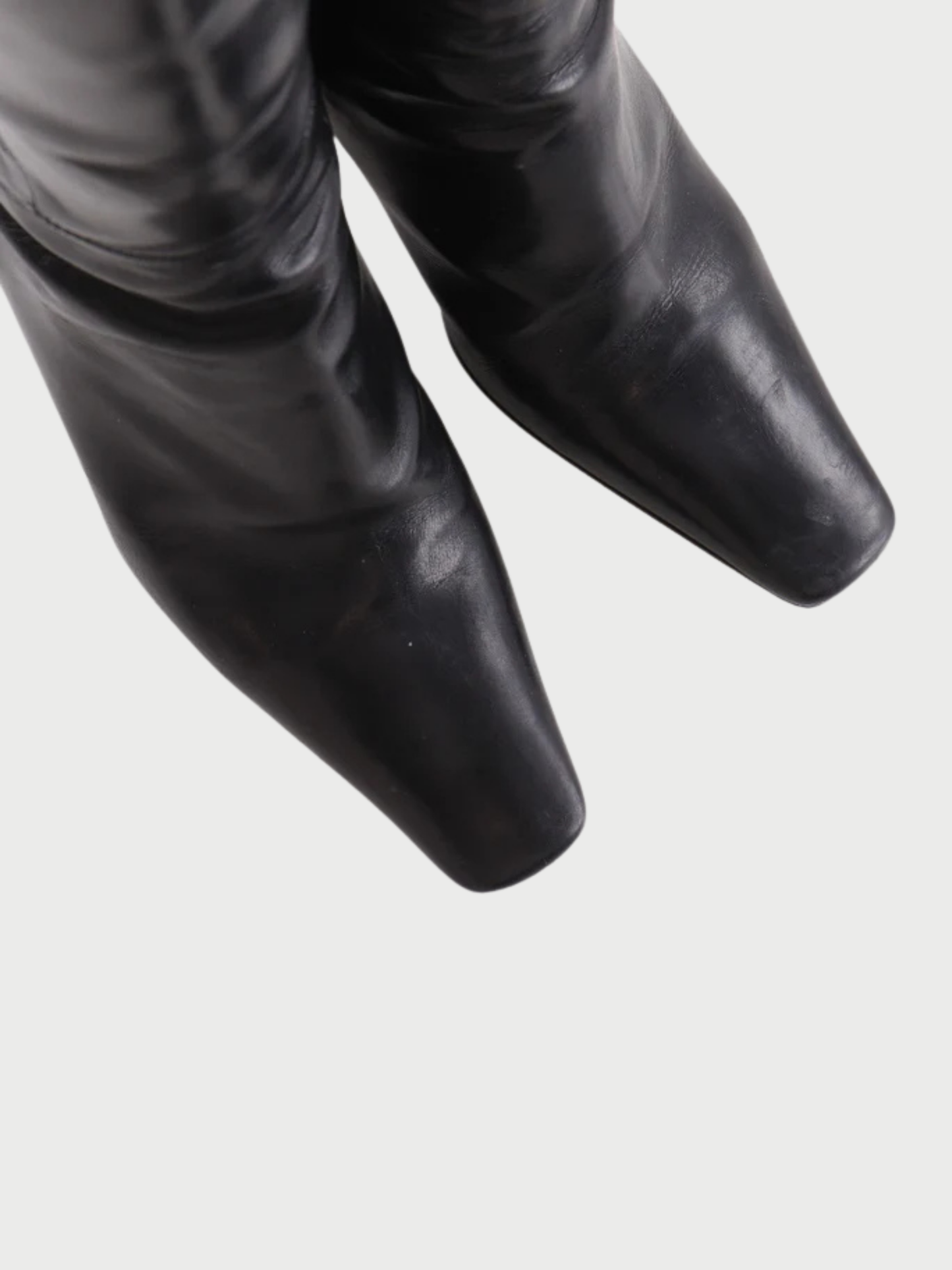 Chanel 2000s Black Leather Boots