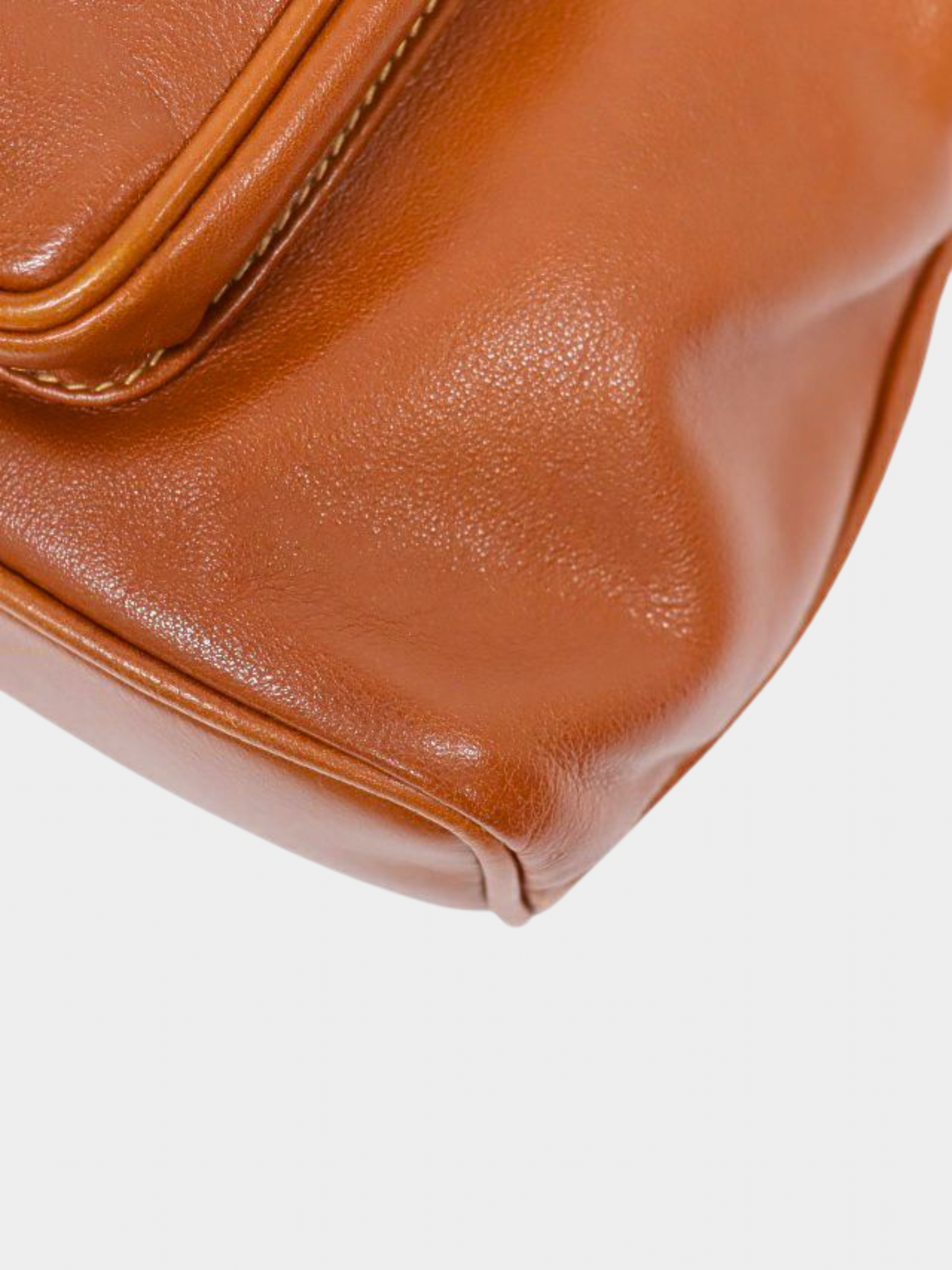 Gucci 1990s Brown Bamboo Leather Backpack