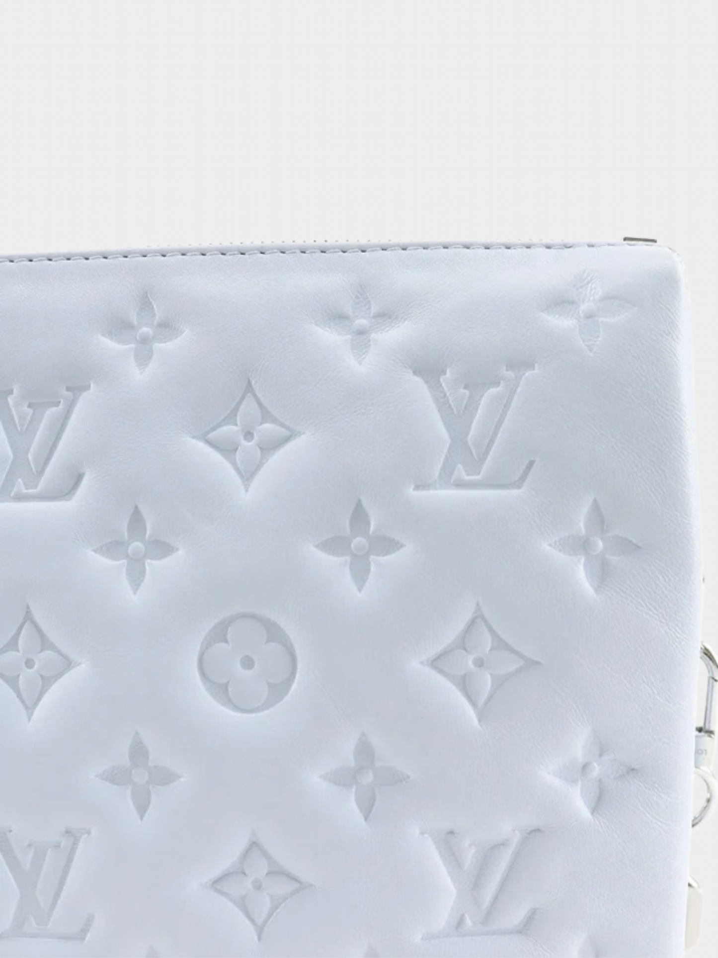 Louis Vuitton 2000s Blue Glacier Lambskin Kussan PM Shoulder Bag