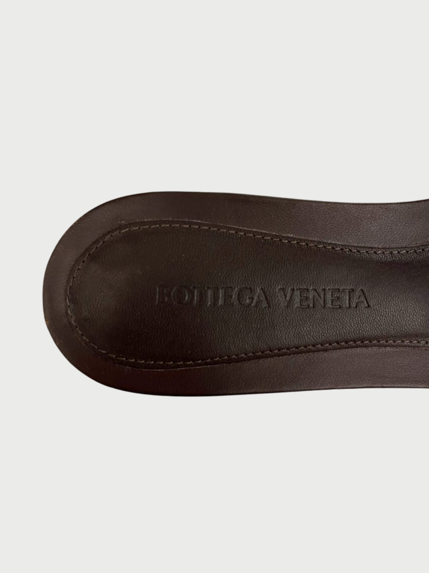 Bottega Veneta 2020s Brown Leather The Padded Flat Sandals