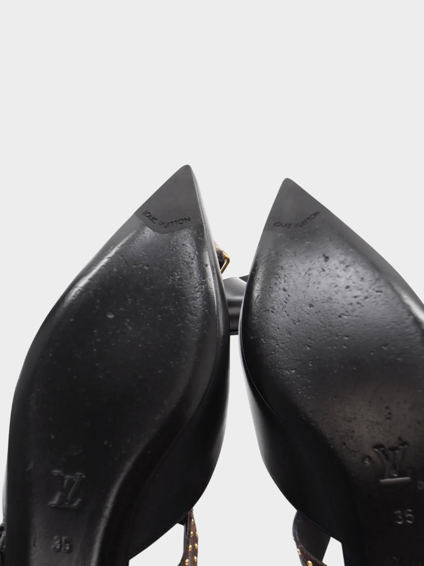 Louis Vuitton 2020 Monogram Studded Sofia Flat Mules