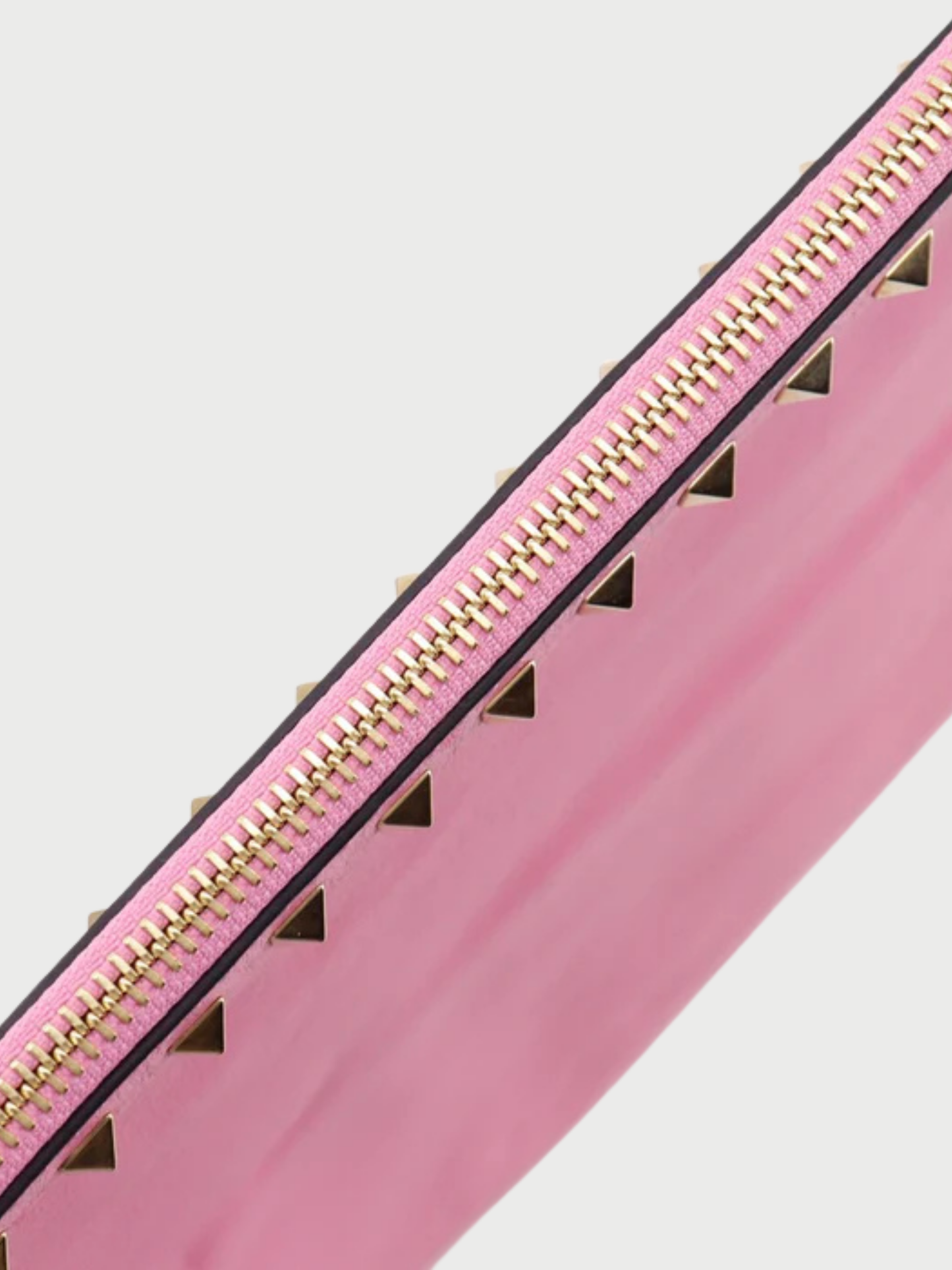 Valentino 2014 Raspberry Pink Leather Rockstud Clutch Bag