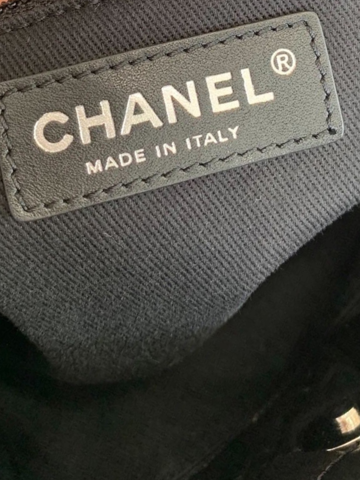 Chanel FW 2010 Black Calfskin Faux Fur Tote Bag