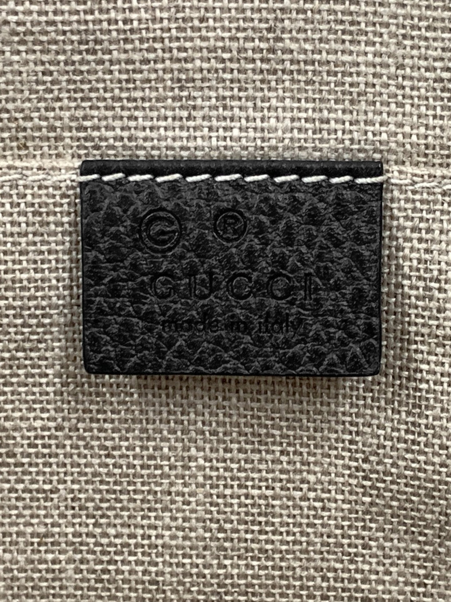 Gucci 2000s Black Leather Bamboo Tassel Clutch