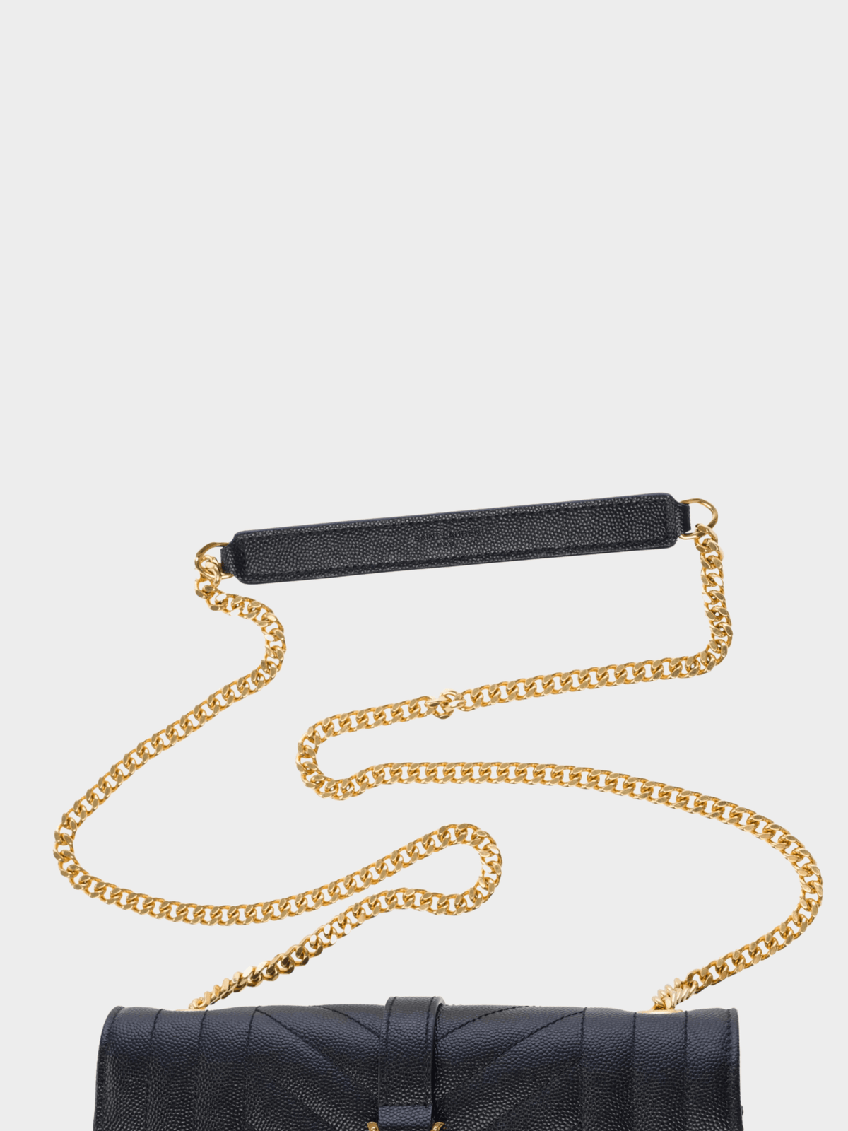 Yves Saint Laurent 2010s Black Leather Bag