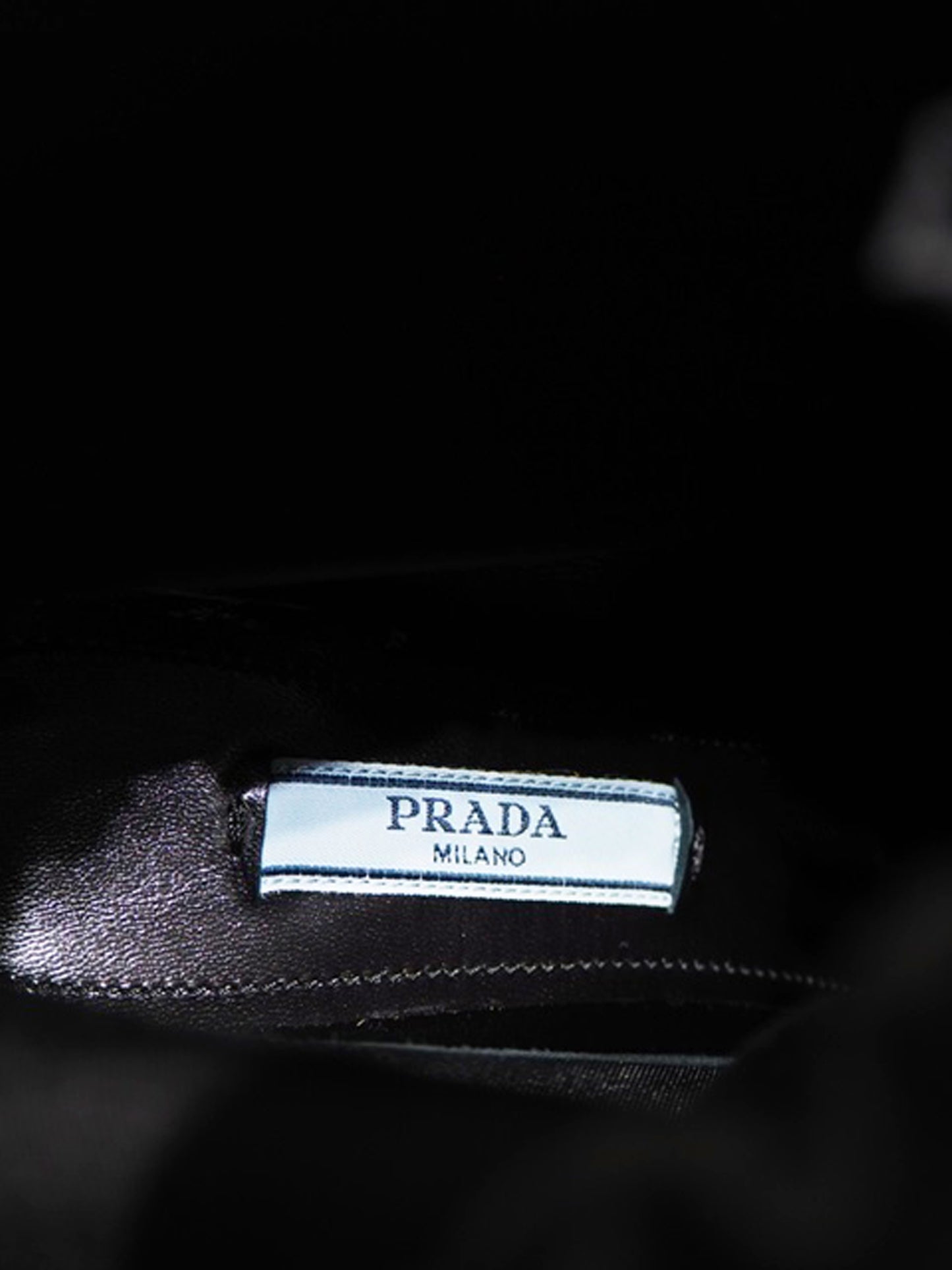 Prada FW 2018 Black Nylon Drawstring Panel Patent Leather Pumps