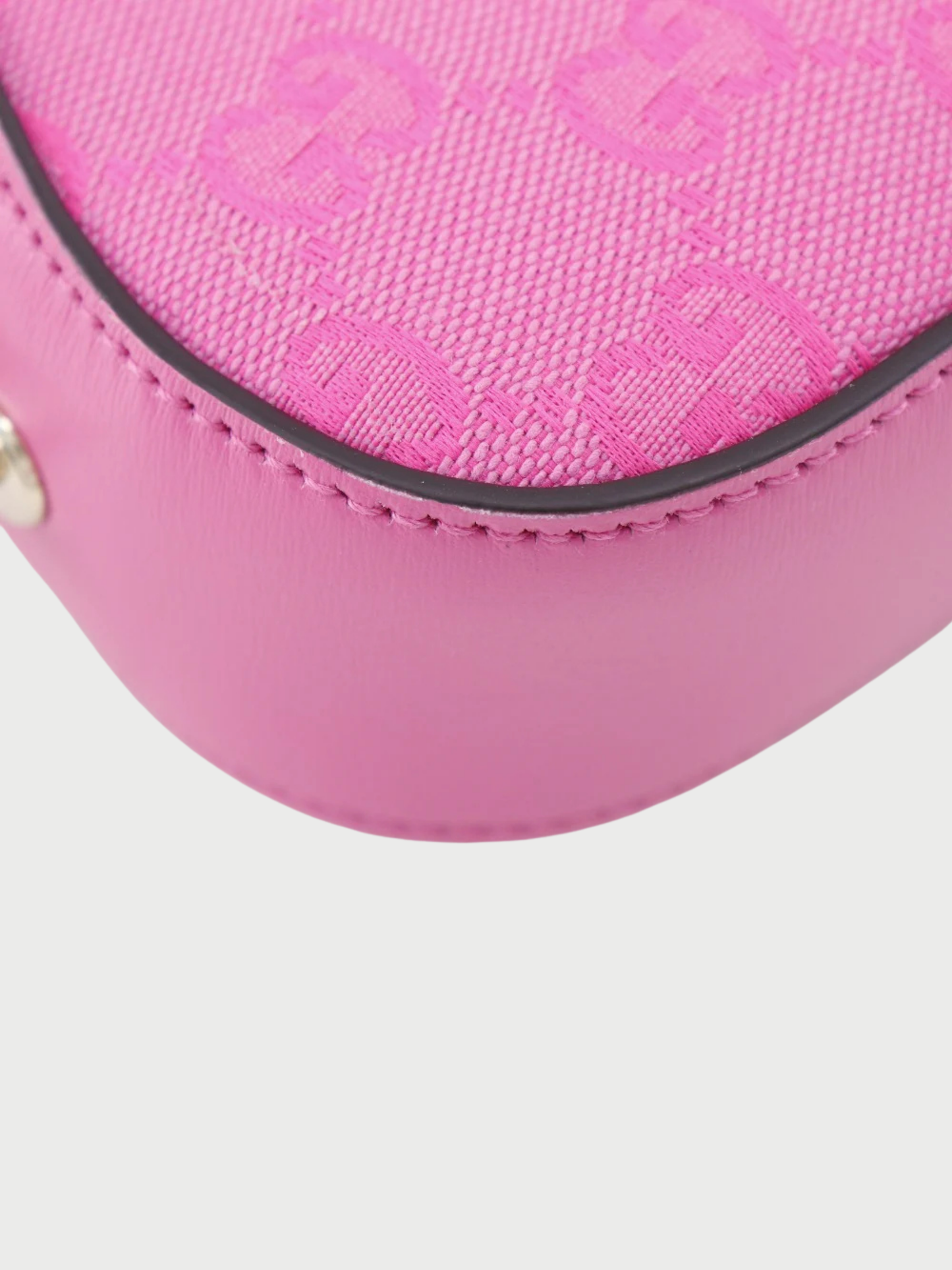 Gucci 2020s Pink GG Canvas Moonside Mini Shoulder Bag