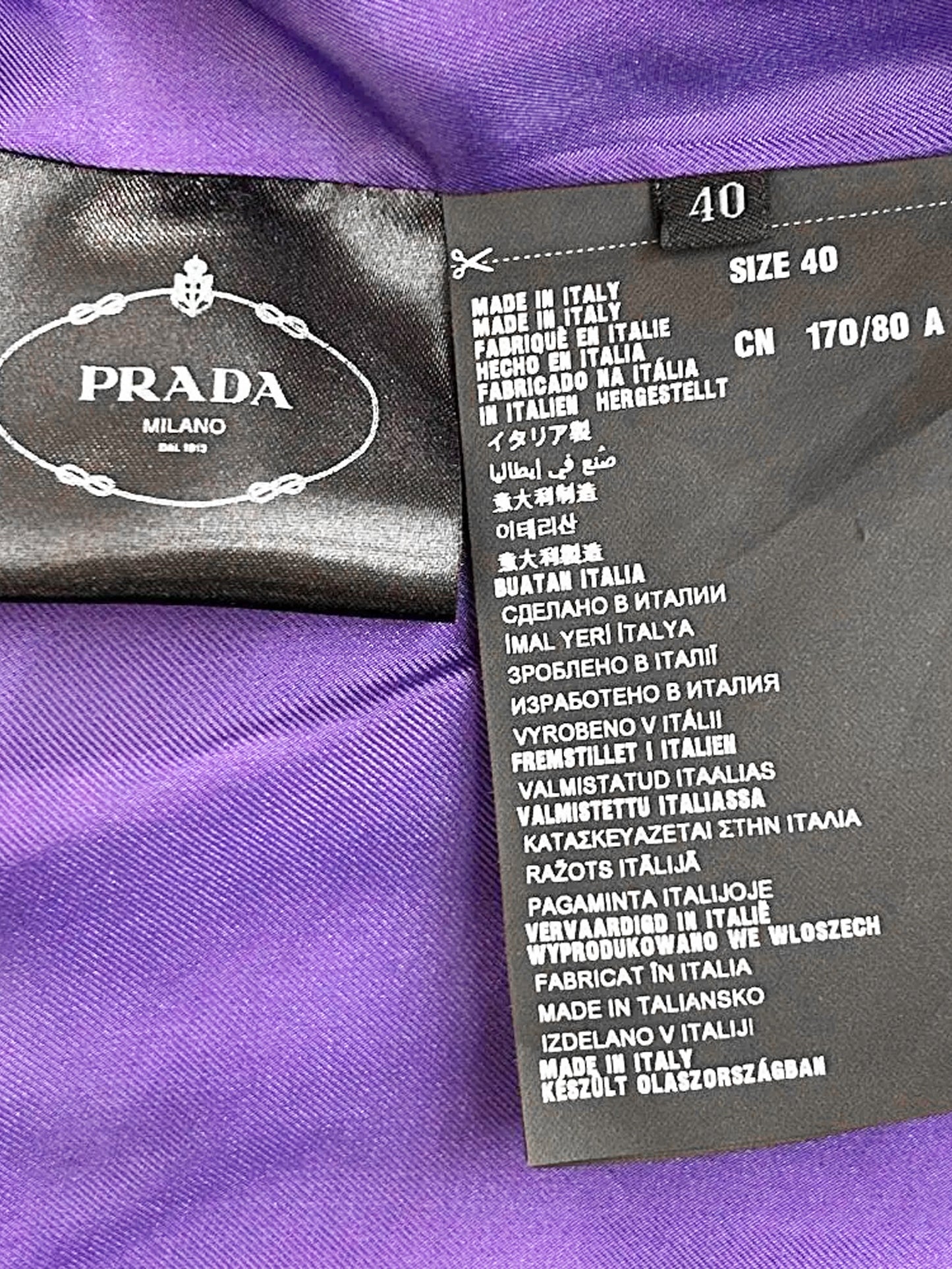 Prada 2014 Hot Pink Wool Coat with Gold Buttons