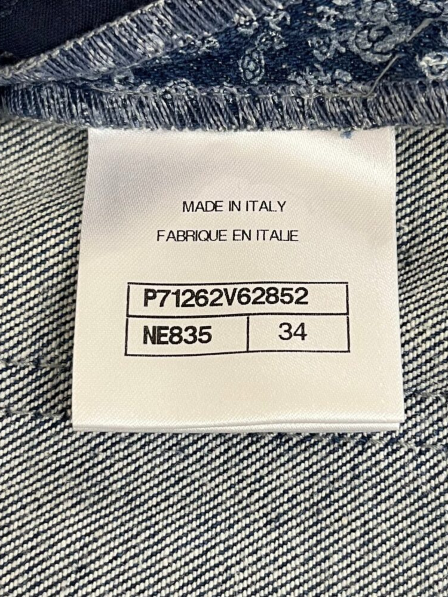 Chanel 2020s Blue Denim Camellia Logo Skinny Jeans