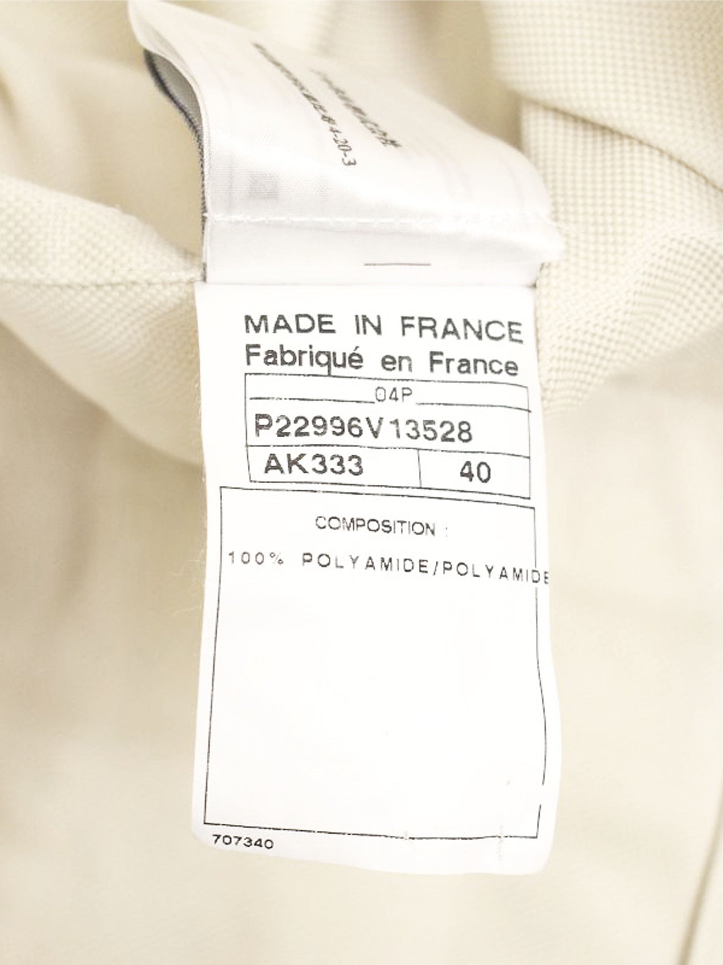 Chanel SS 2004 Off White Single Breasted Jacket