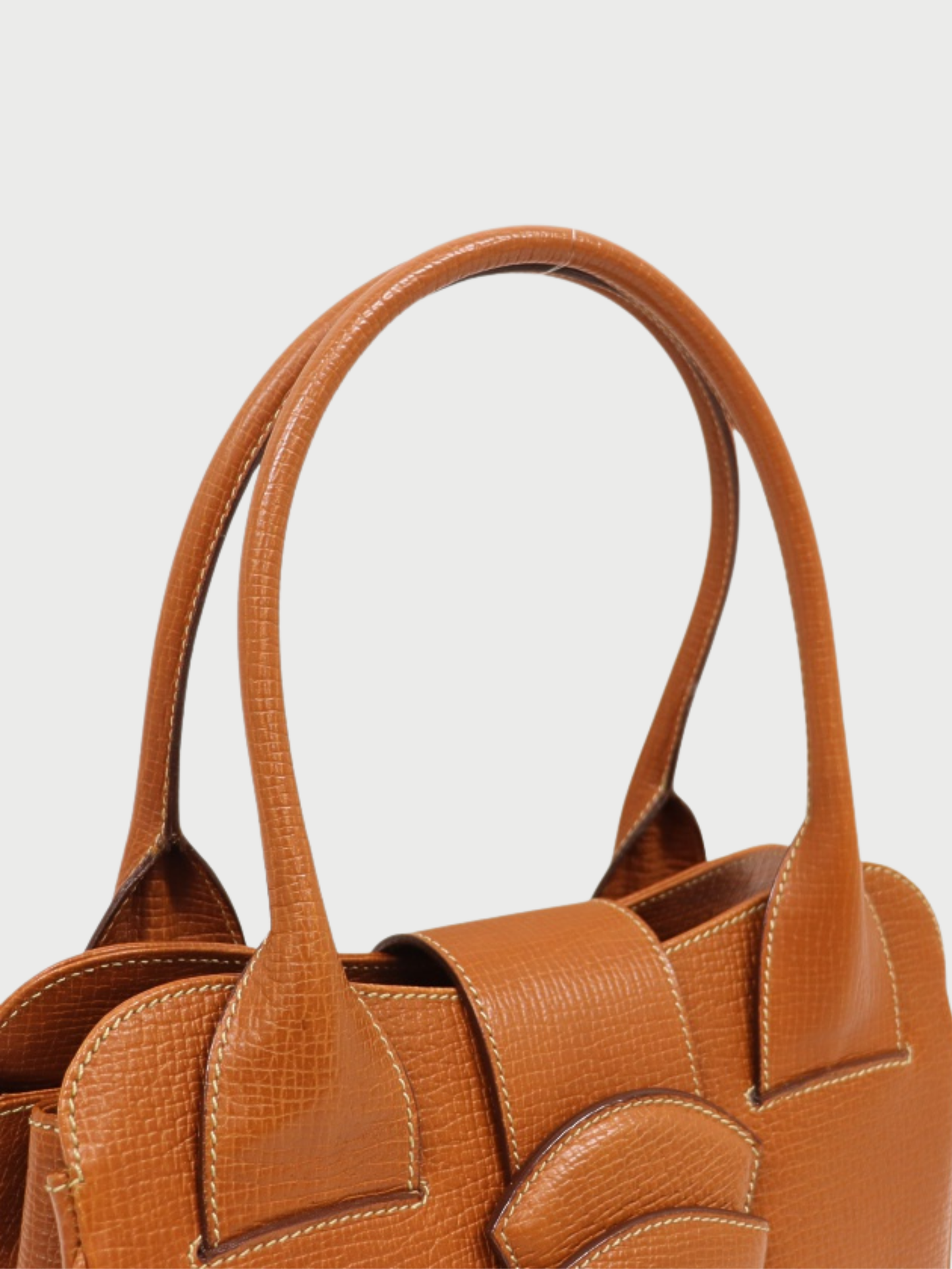 Loewe 1990s Brown Leather Barcelona Handbag